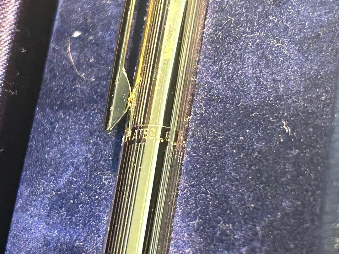 (美品)CARAND’ACHE:カランダッシュゴールドボールペン