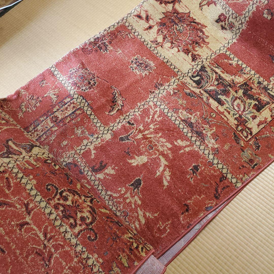 【12/16まで】ウィルトン織ラグ200×200(約2畳)アンティーク調