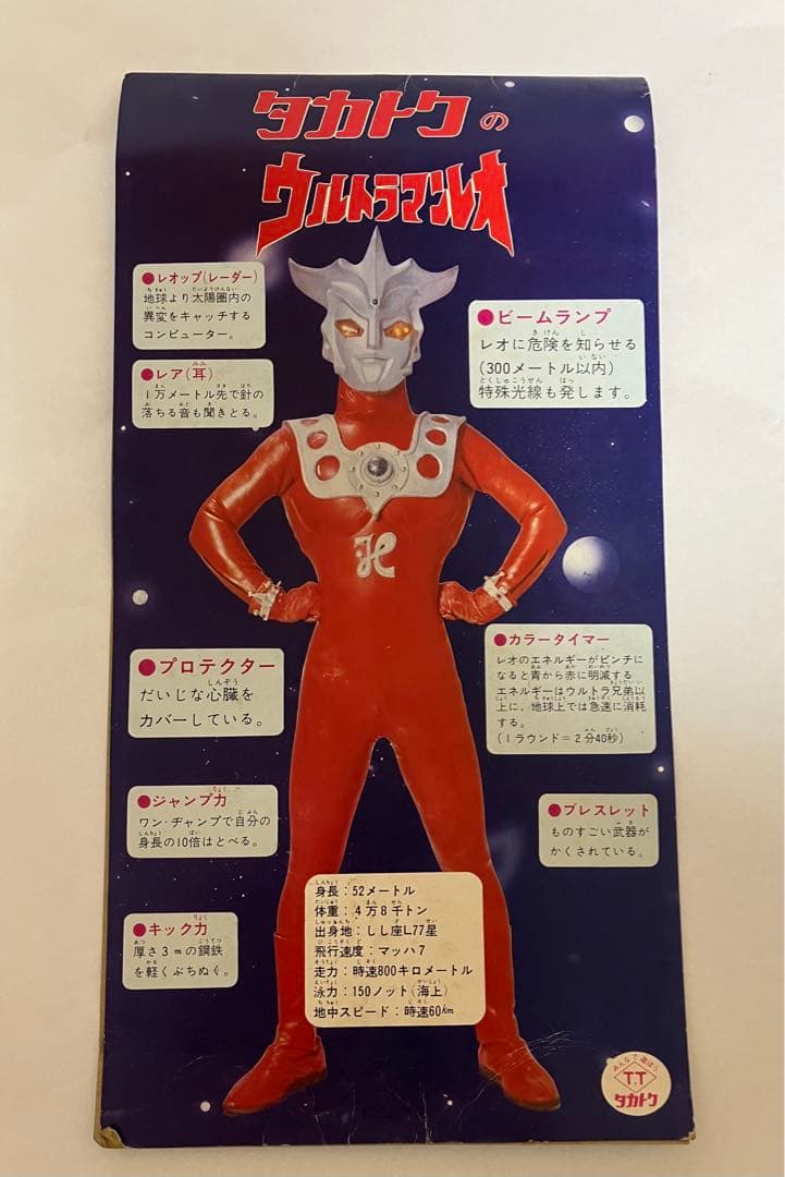 タカトク　ソフビ　ウルトラマンレオ　当時物 円谷プロ