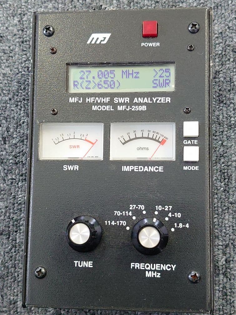 MFJ-259B HF/VHF アンテナアナライザー