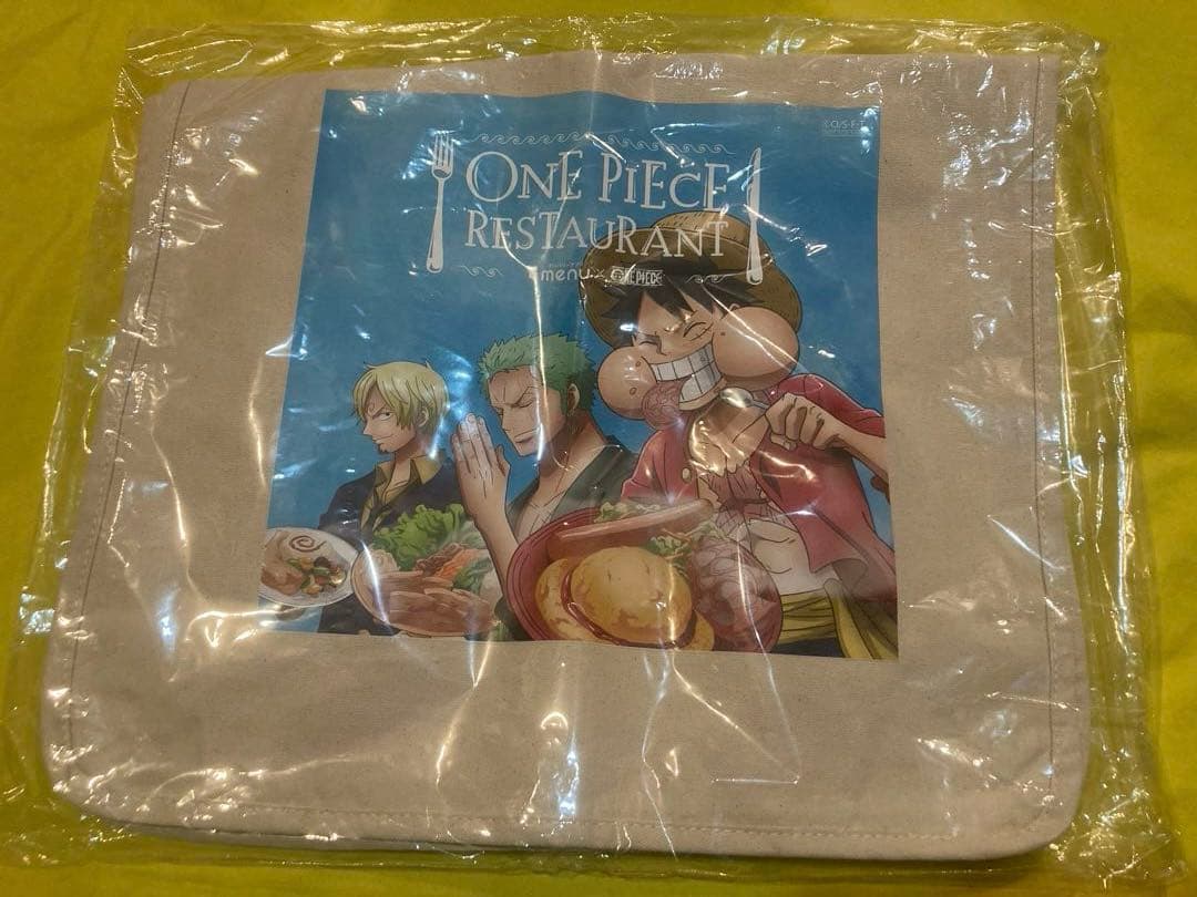 非売品‼️✳️ONE PIECE ワンピースレストランmenu✳️トートバッグ収納力◯