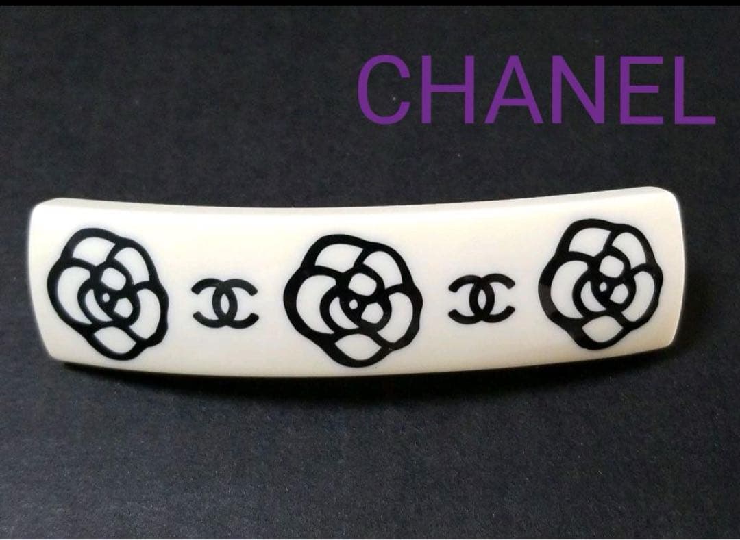 正規品　CHANEL 花柄 ヘアアクセサリー