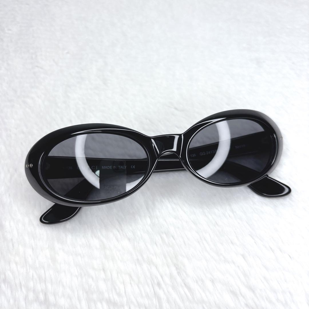 GUCCI archive シルバーサイドロゴ　サングラス　y2k