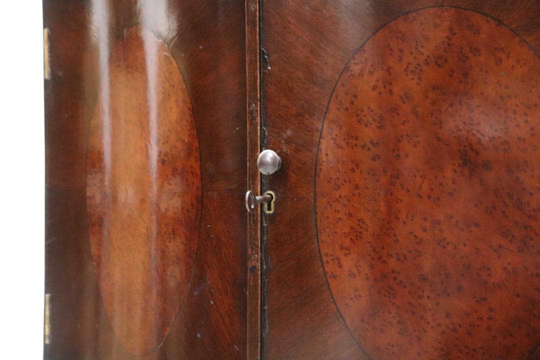 英国 イギリス ヴィンテージ マホガニー クラシカル コーナーキャビネット 収納