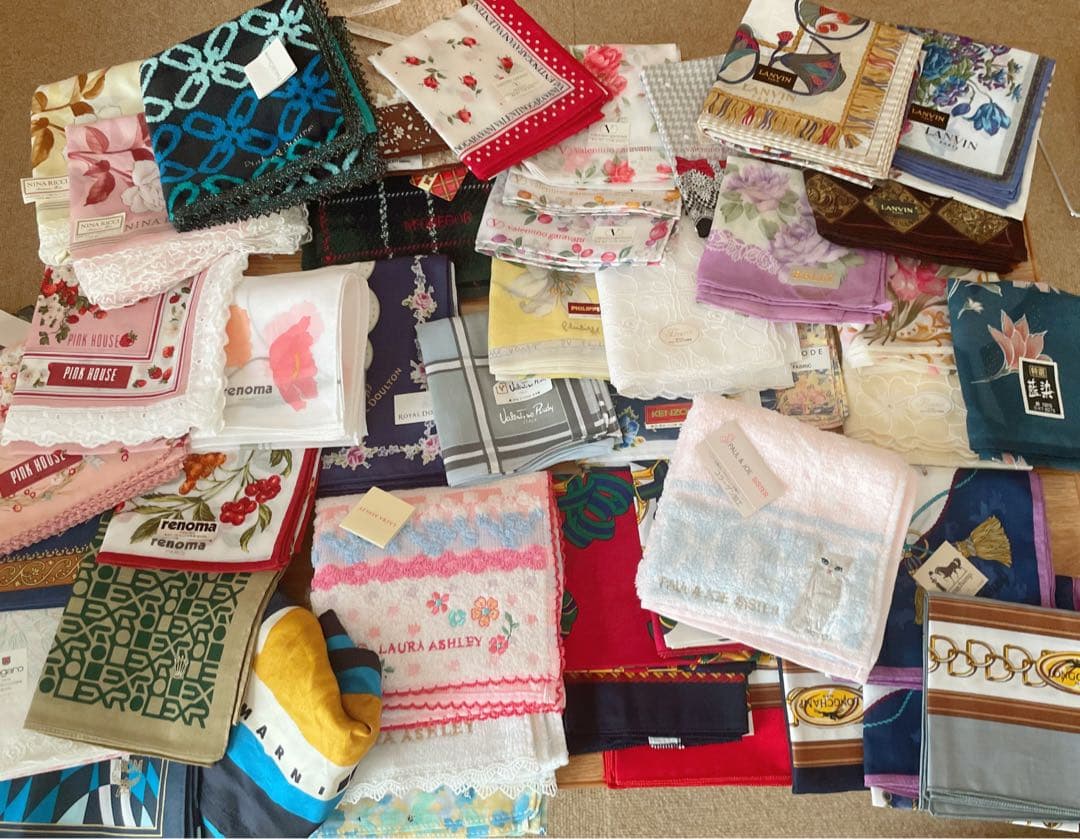 ★LANVIN ニナリッチ ハンカチ 大量セット Valentino MARNI