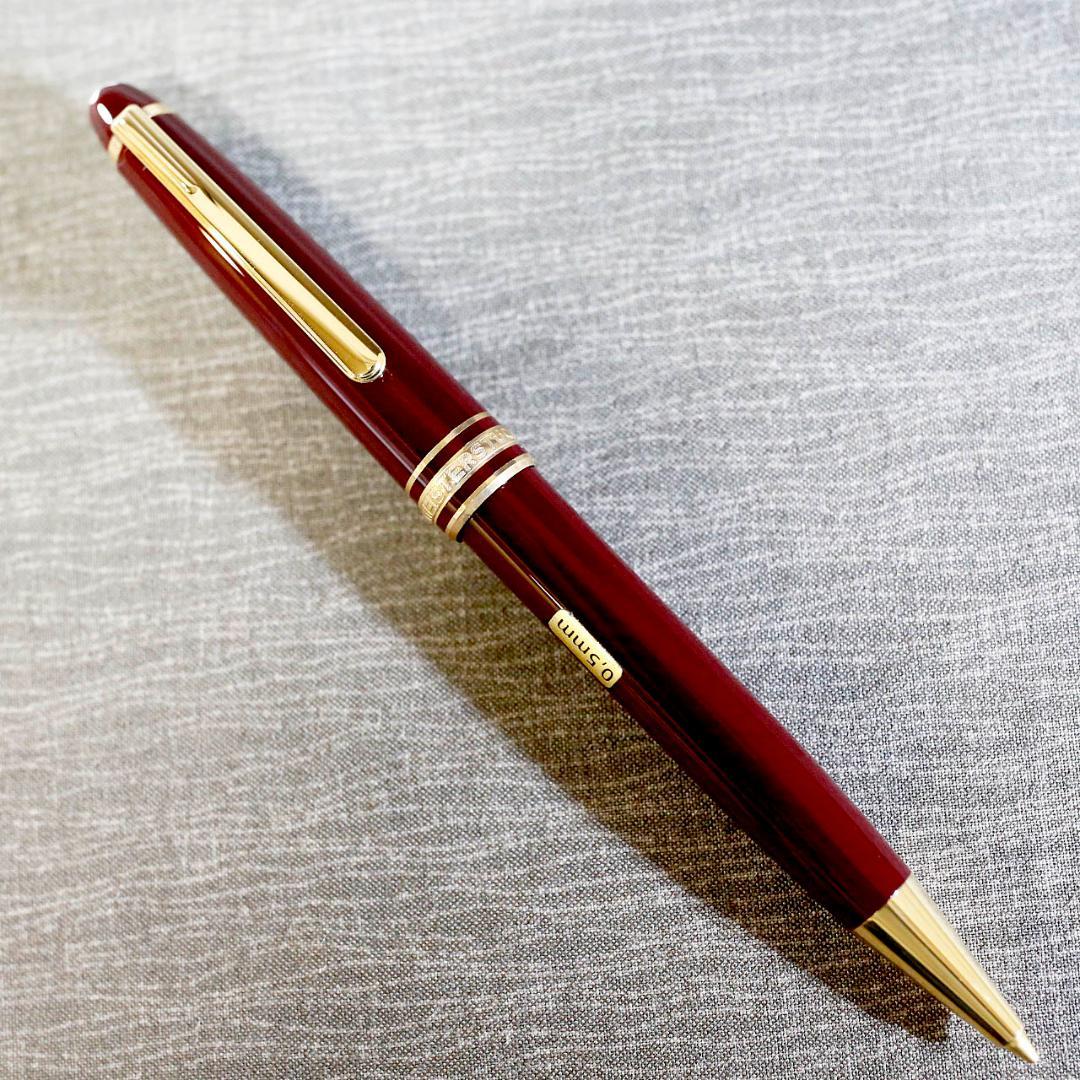 【極美品 送料込み】モンブラン シャープペン １６５ マイスター ボルドー