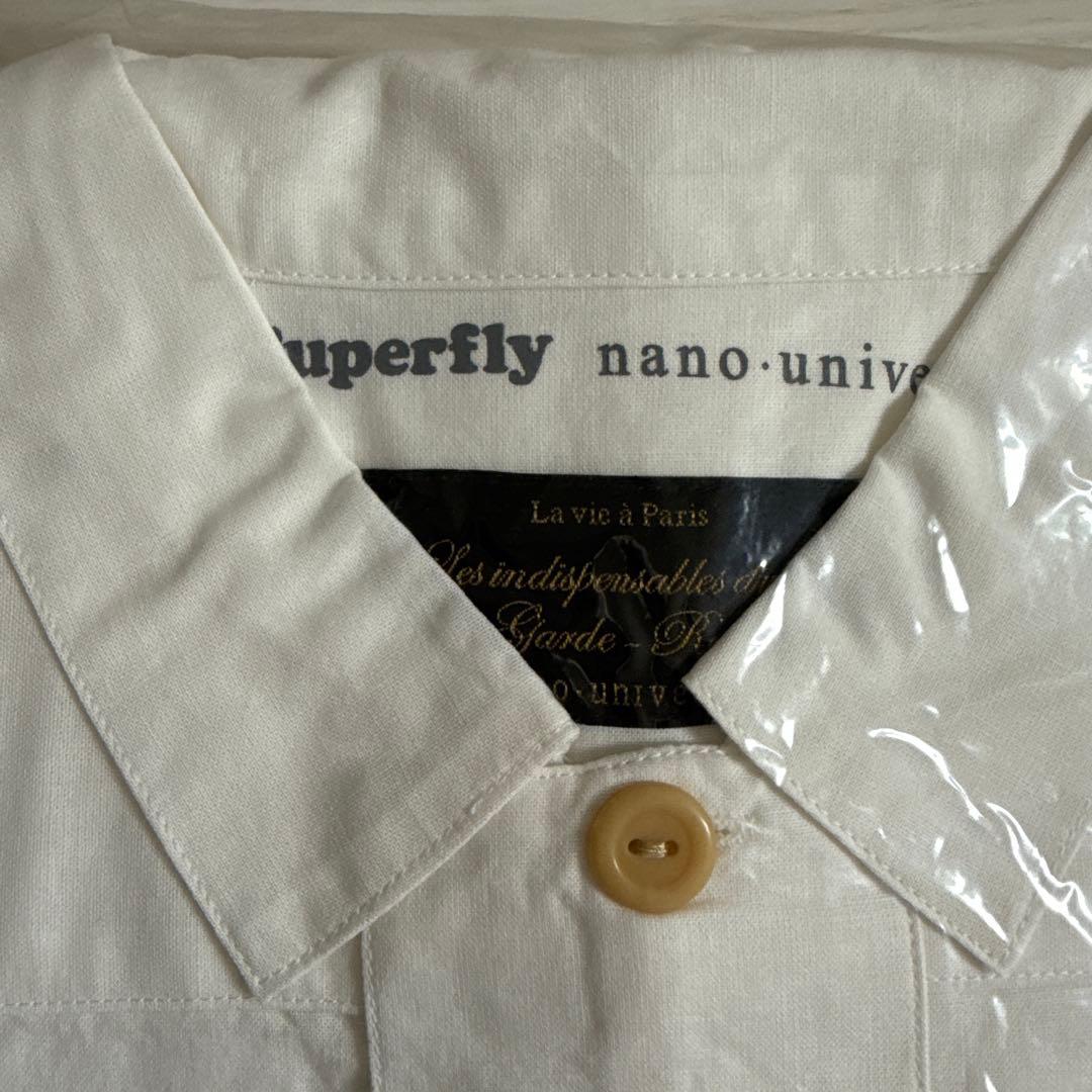 新品　Superfly × nano universe コラボ　ロングシャツ