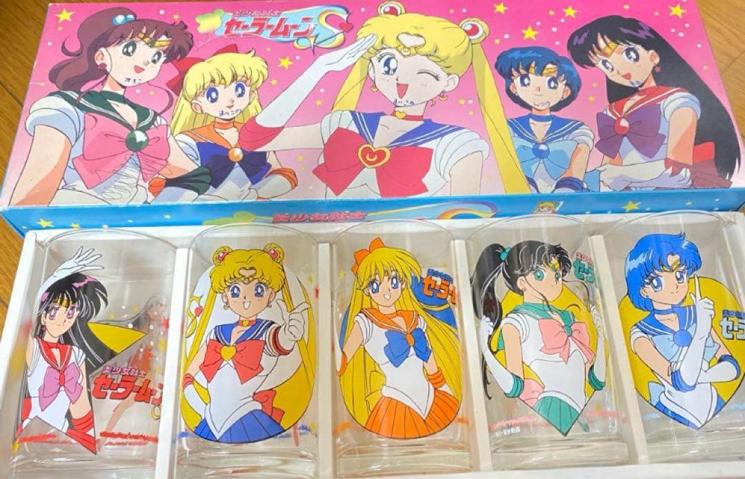 在庫処分 セーラームーン グラス5個セット