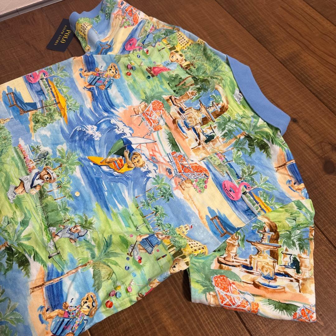 ポロ　ラルフローレン　L 14-16 G ポロベア　ポロシャツ　ショートパンツ