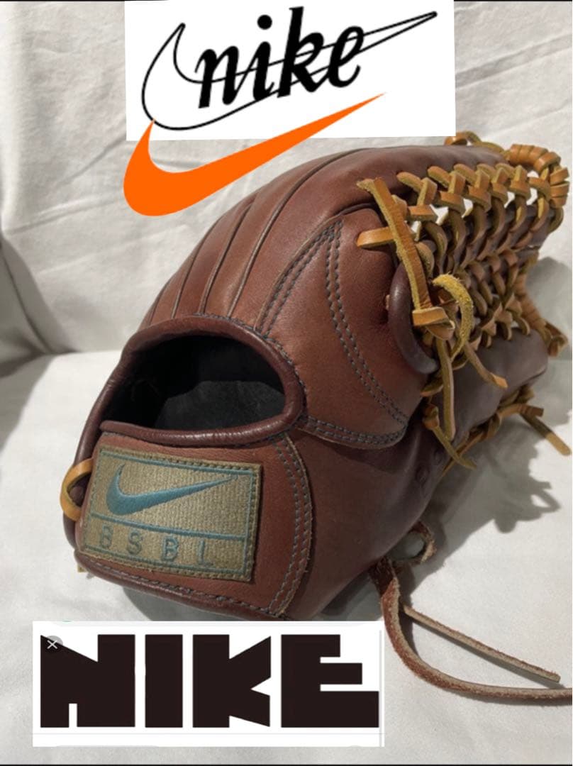 新シーズンに向けて！希少　美品　レアデザイン　NIKE 外野用グラブ　M球　硬式