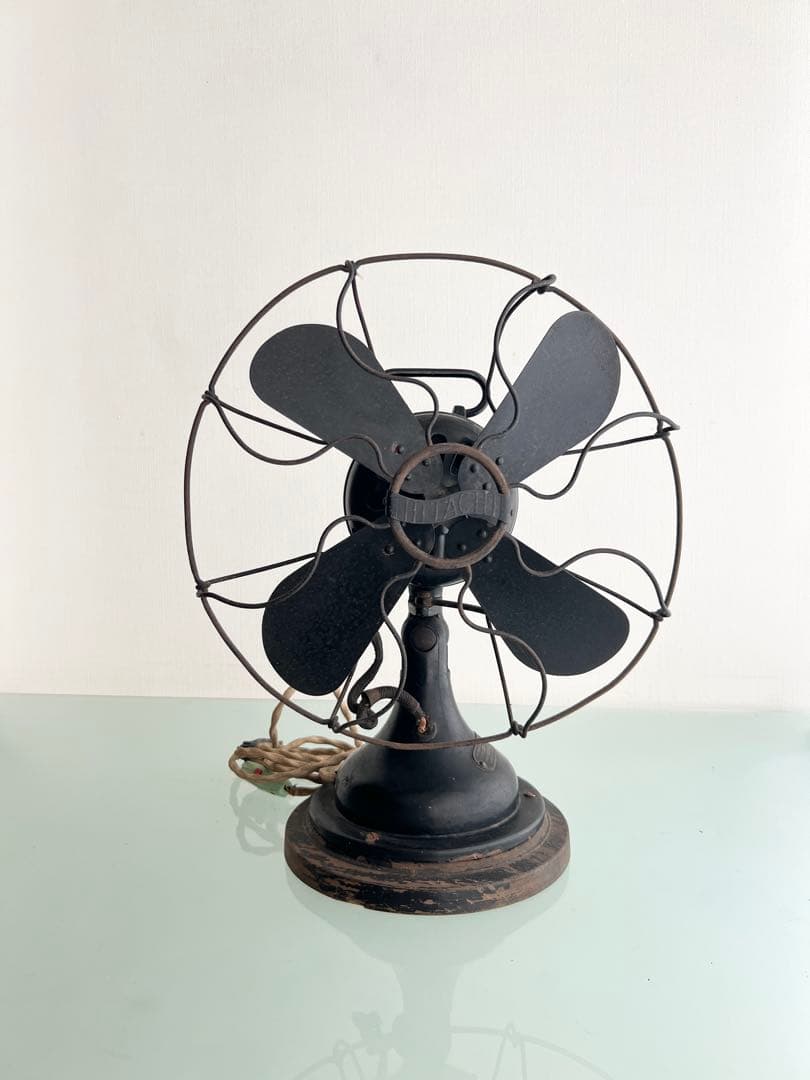 大正時代 HITACHI アンティーク 扇風機 骨董品 レトロ
