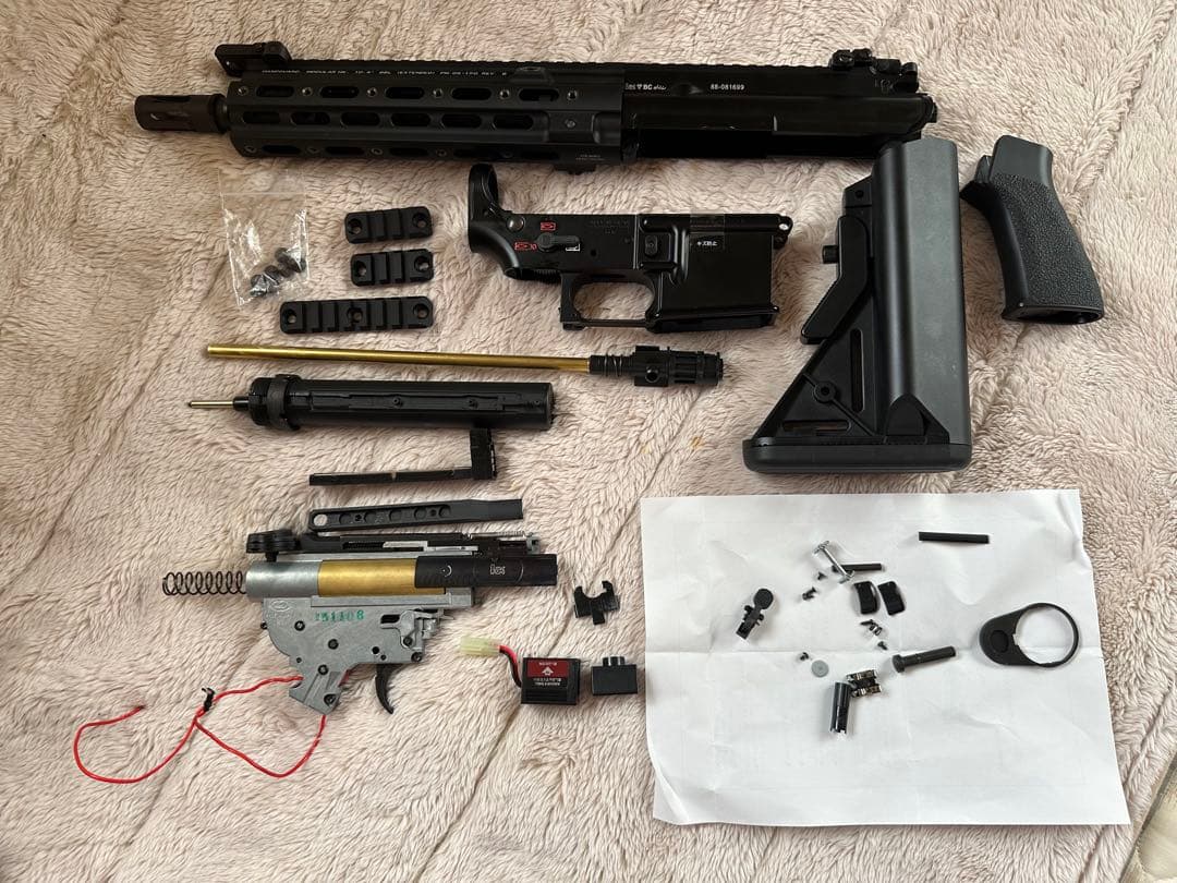 hk416デルタカスタム　パーツセット