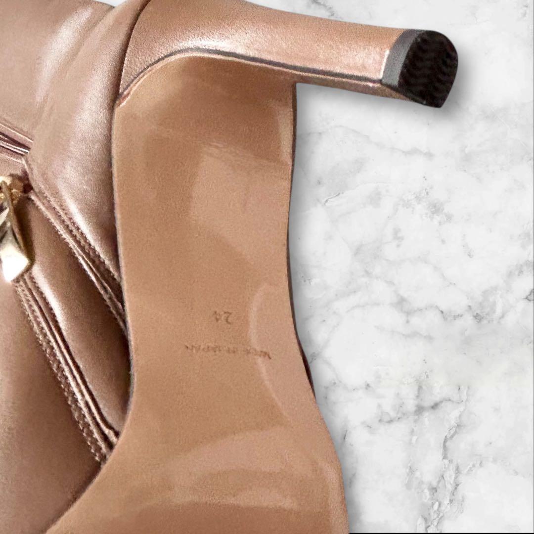 未使用❤️セブントゥエルブサーティー　レザー美脚ロングブーツニコちゃんさま