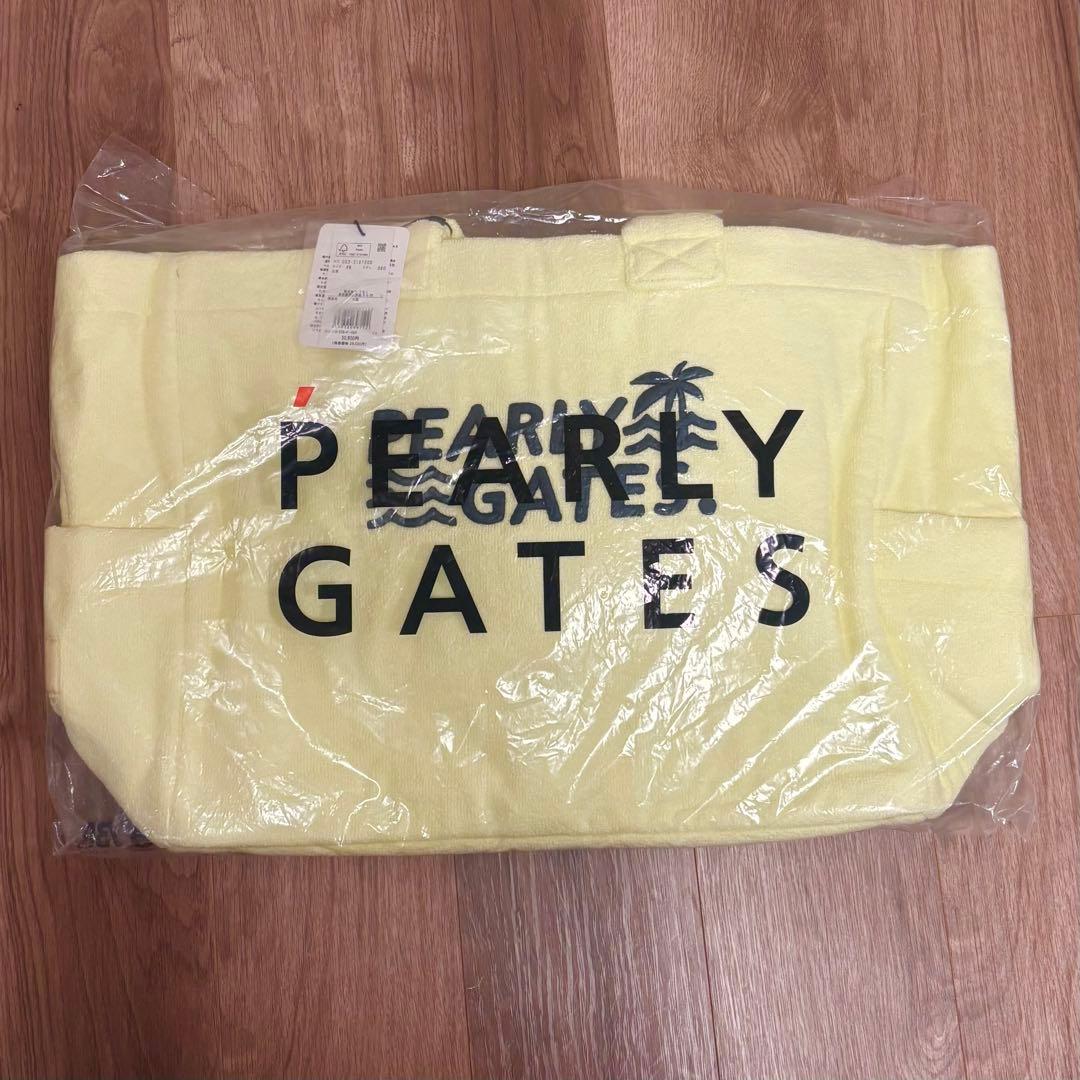 パーリーゲイツ ロッカーバッグ　イエロー