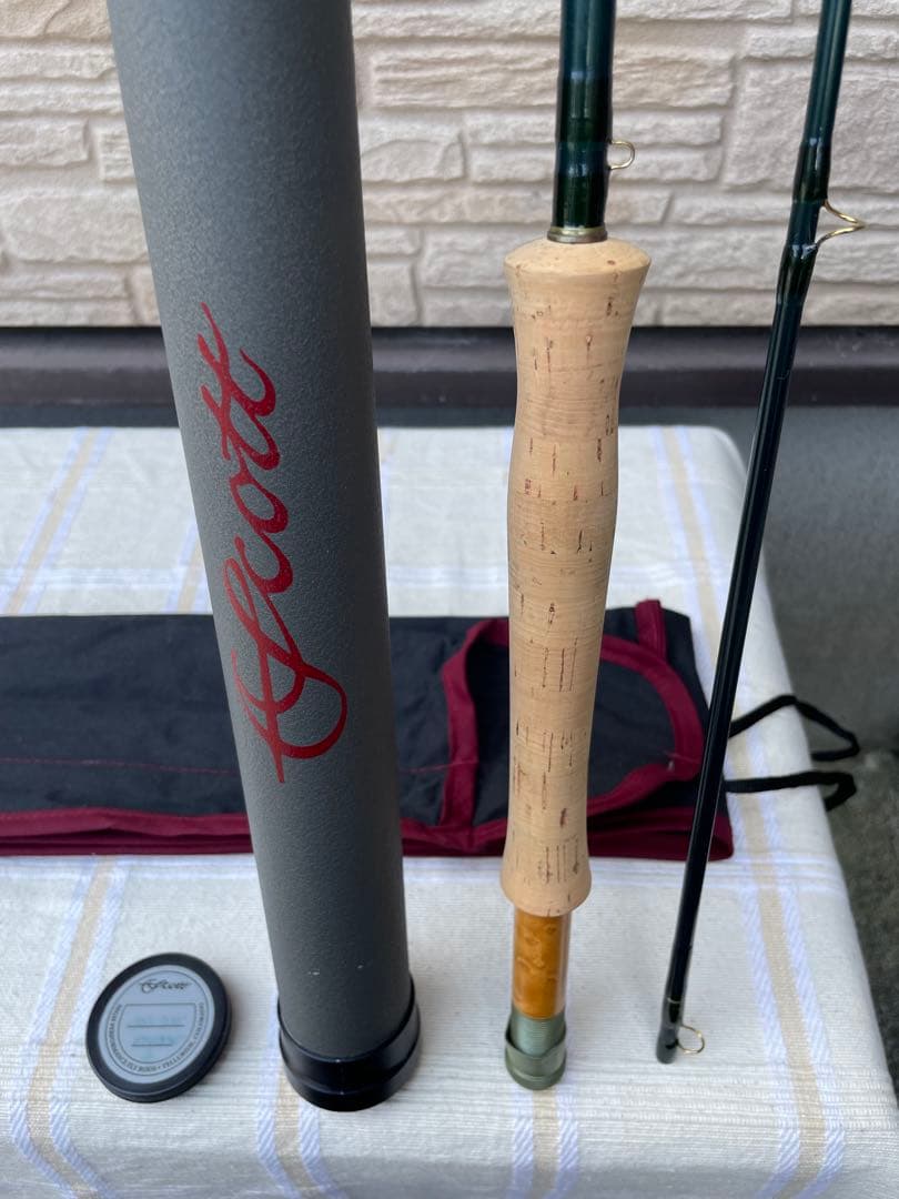 ✳️スコット SCOTT⚫︎フライロッド2ピース⚫︎グリップ(コルク部)状態よし