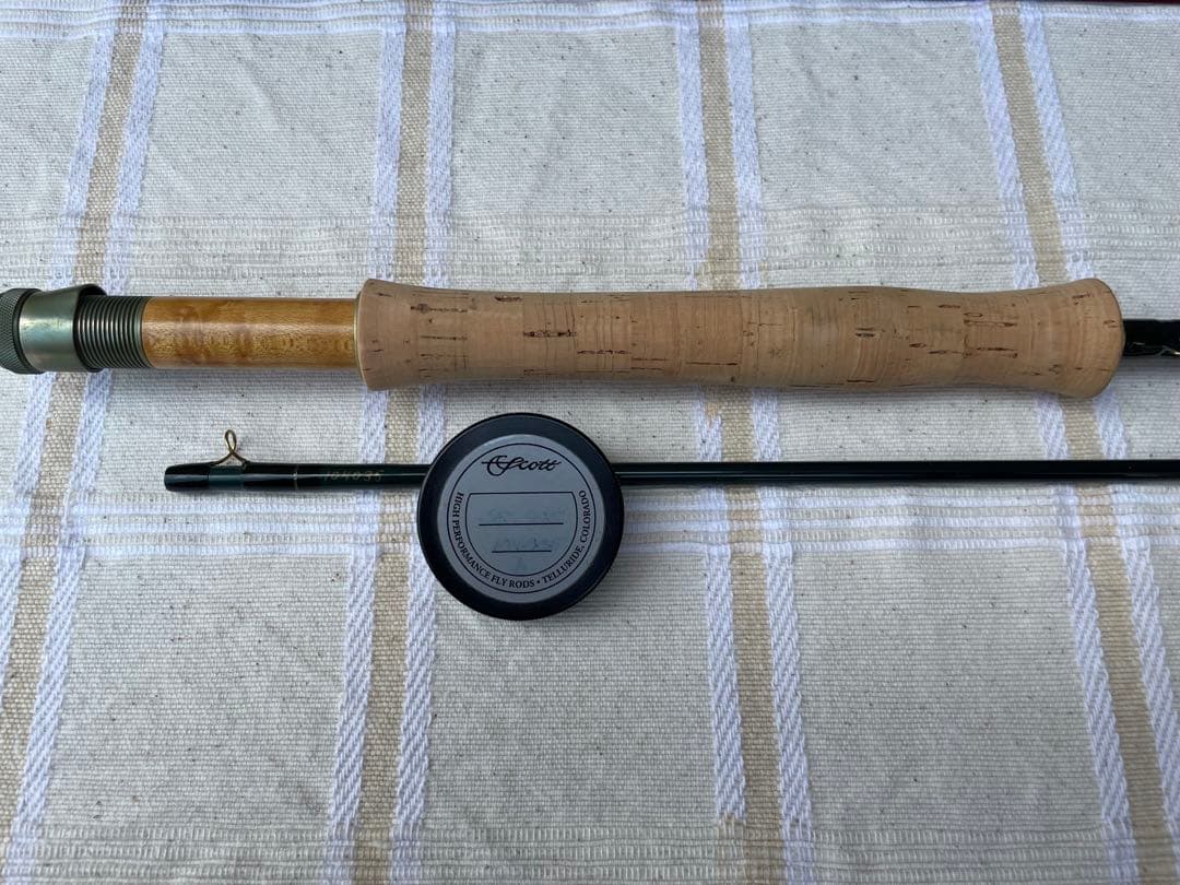 ✳️スコット SCOTT⚫︎フライロッド2ピース⚫︎グリップ(コルク部)状態よし