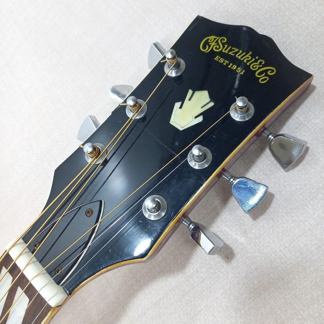 ジャンク Kiso-Suzuki アコースティックギター W-65DA 日本製