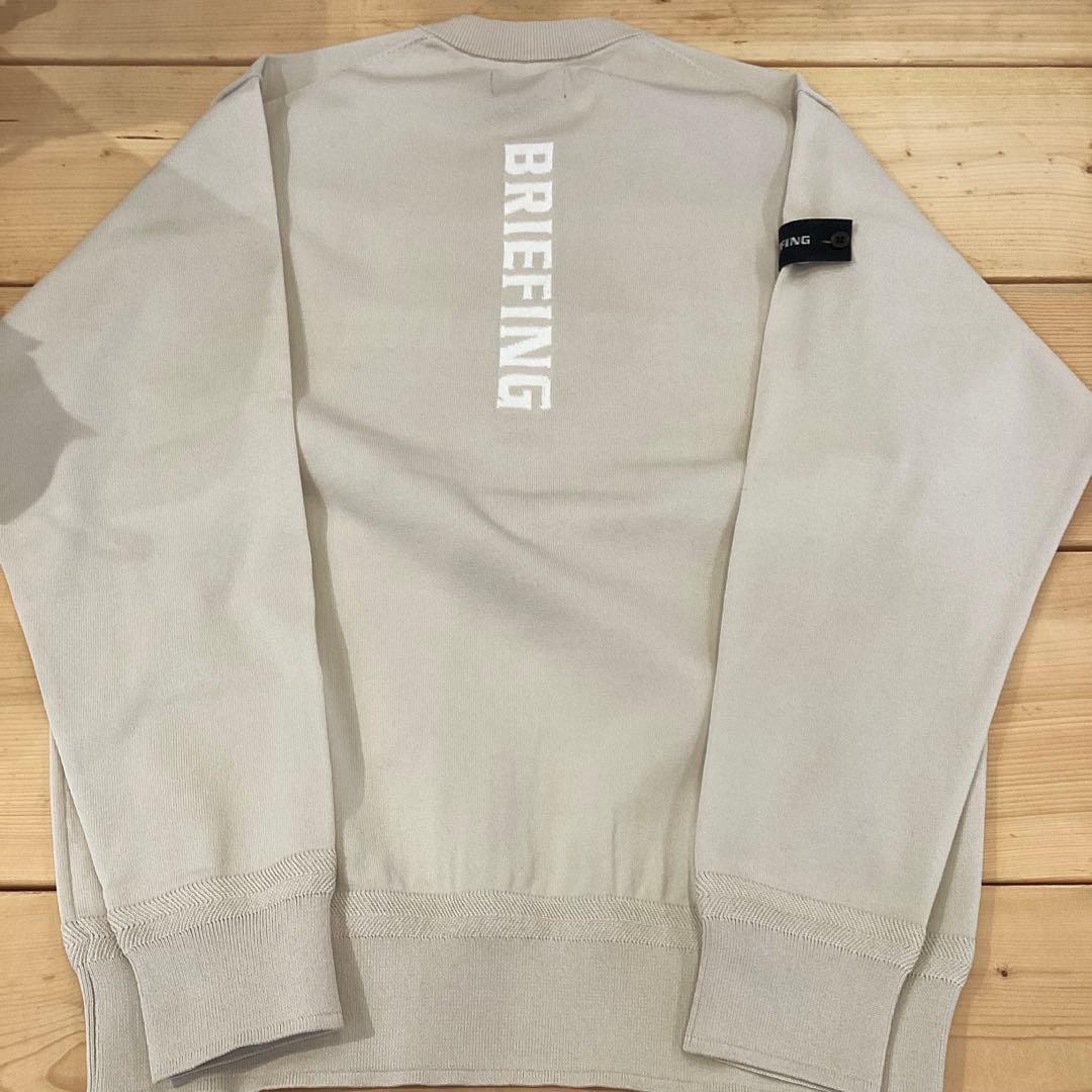 新品　BRIEFING MEN’S WR CREWNECK KNIT L