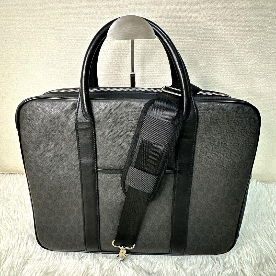 Dunhill ビジネスバッグ Windsor ウィンザー 2層 2way ロゴ