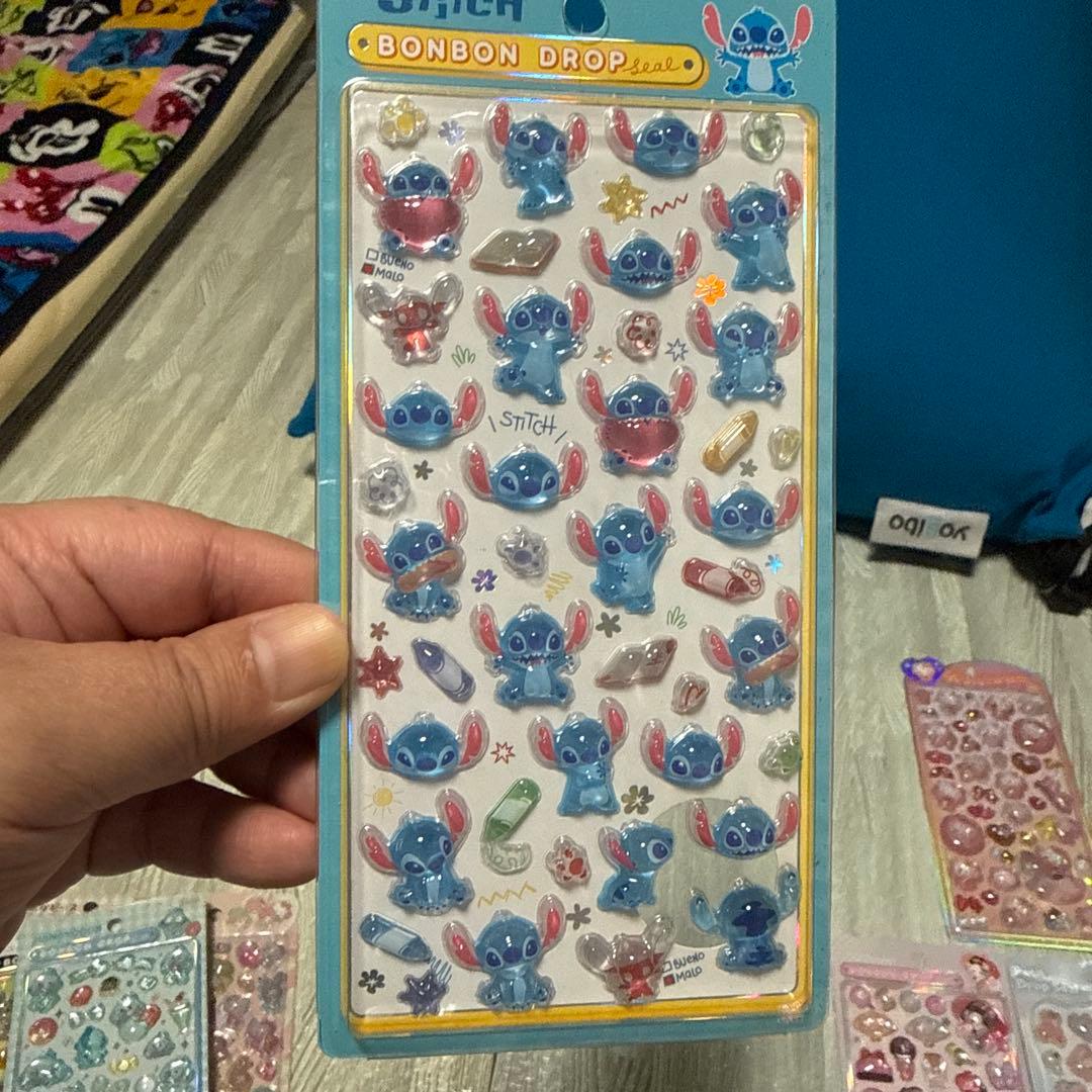 サンリオボンボンドロップシール、サンリオおはじきシール、ポケモンタイルシール