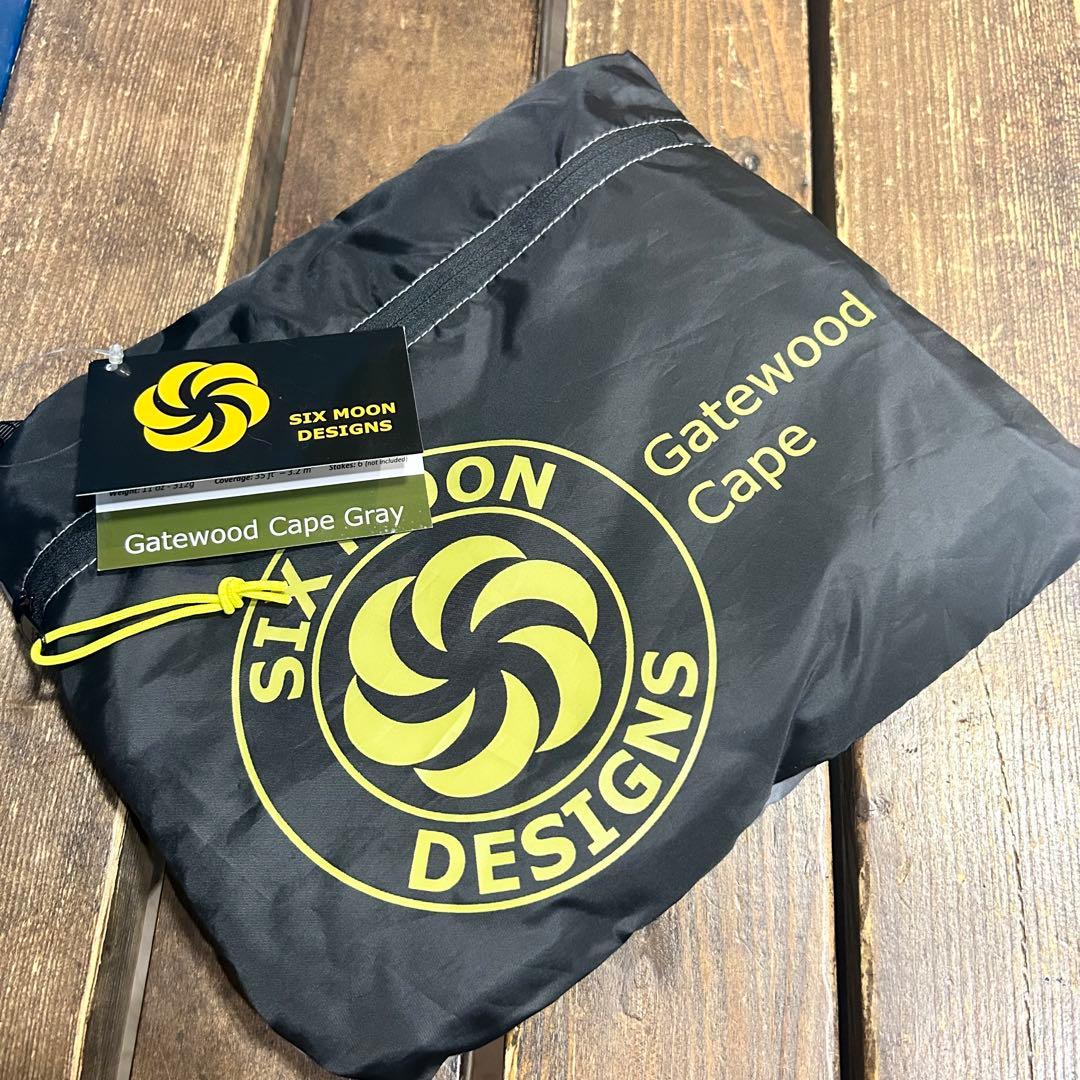 新品　シックスムーンデザインズ　ゲートウッドケープ グレー