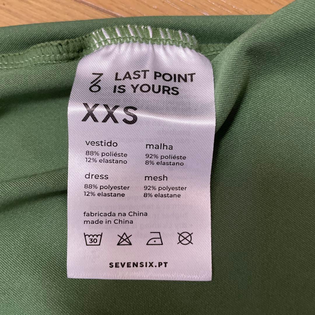 日本初上陸　セブンシックス　テニスウェア　ワンピース　グリーン