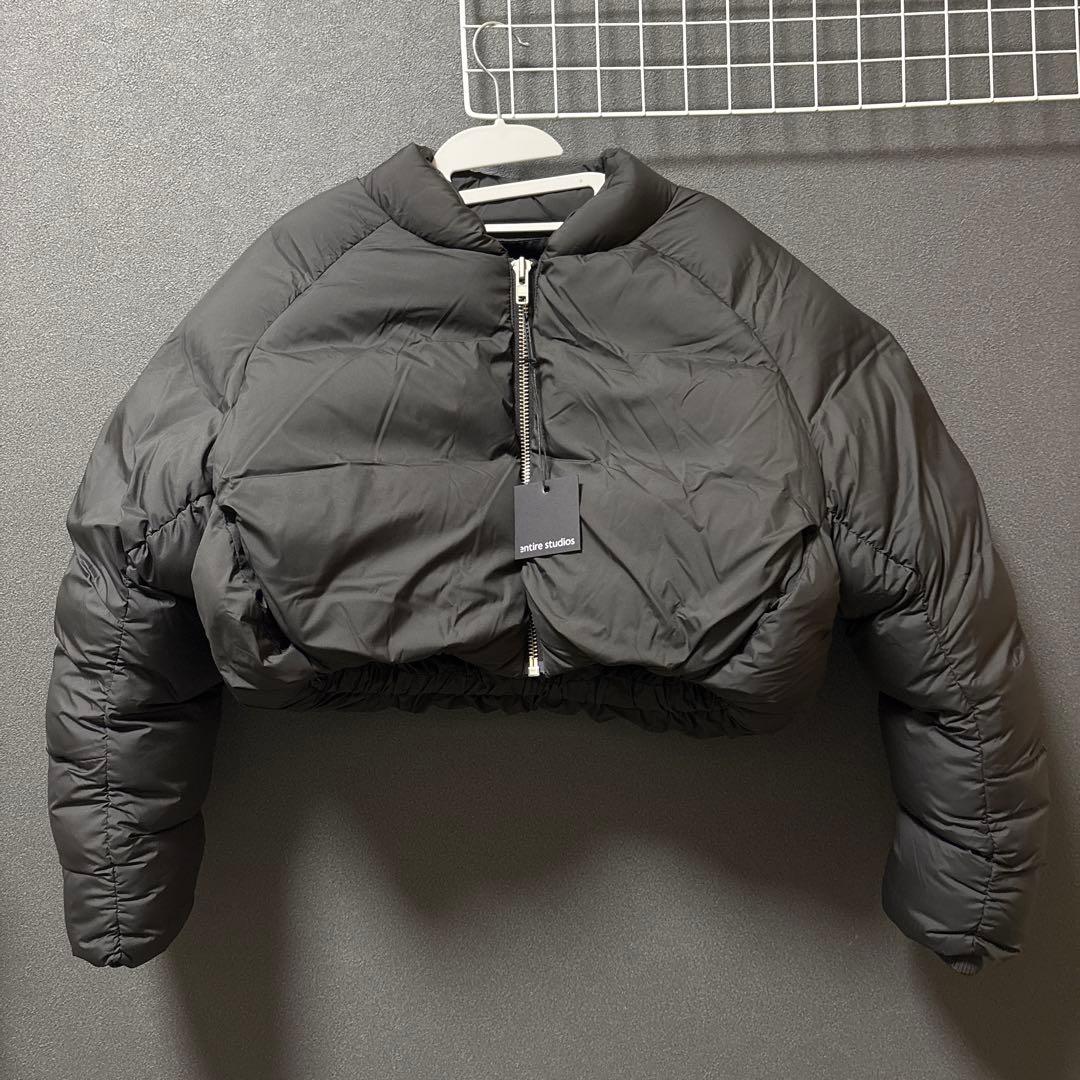 entire studios ダウンジャケット ボンバージャケット 短丈