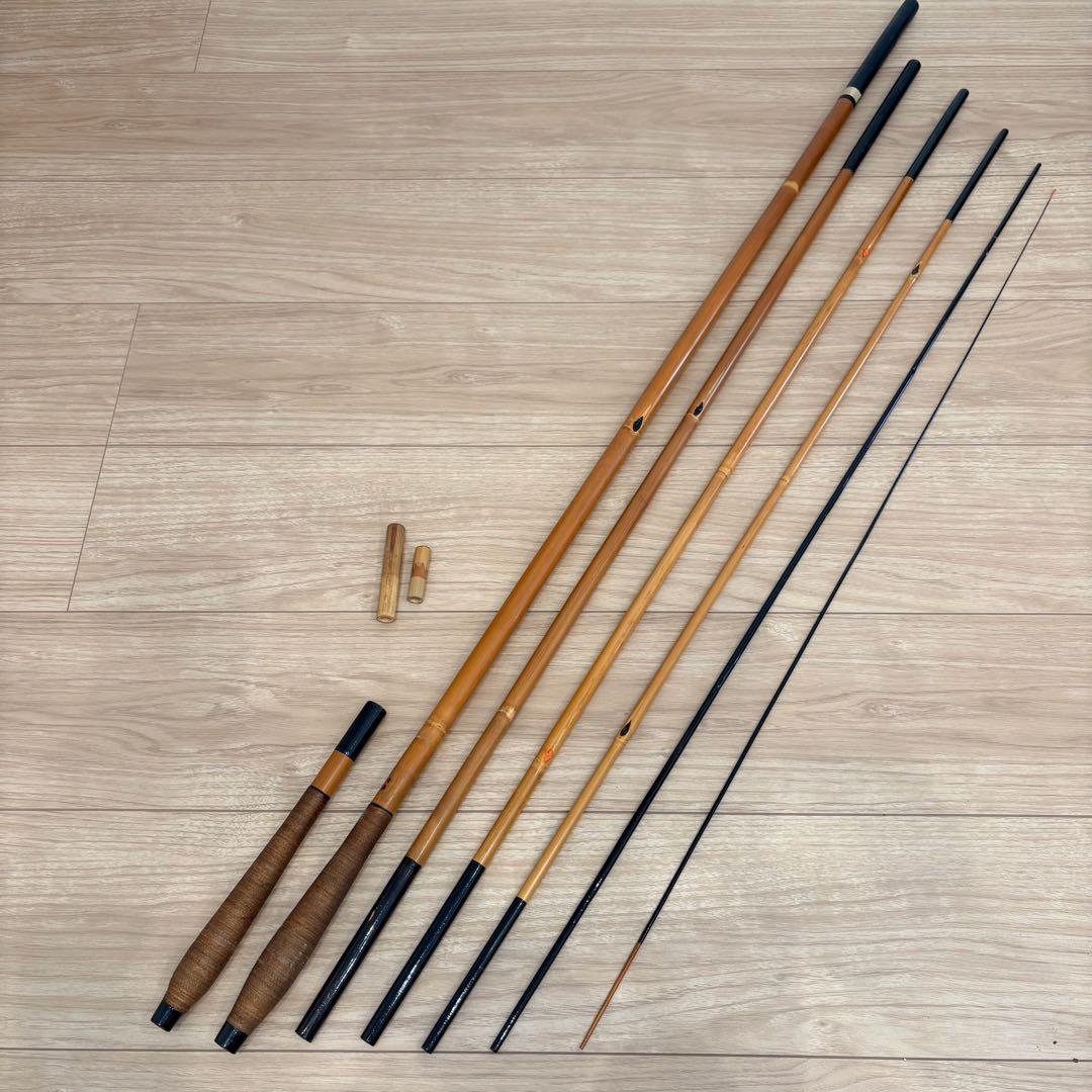 釣具店在庫品 在名有 和竿 竹竿 へら竿 ヘラブナ 17.9尺 14.9尺