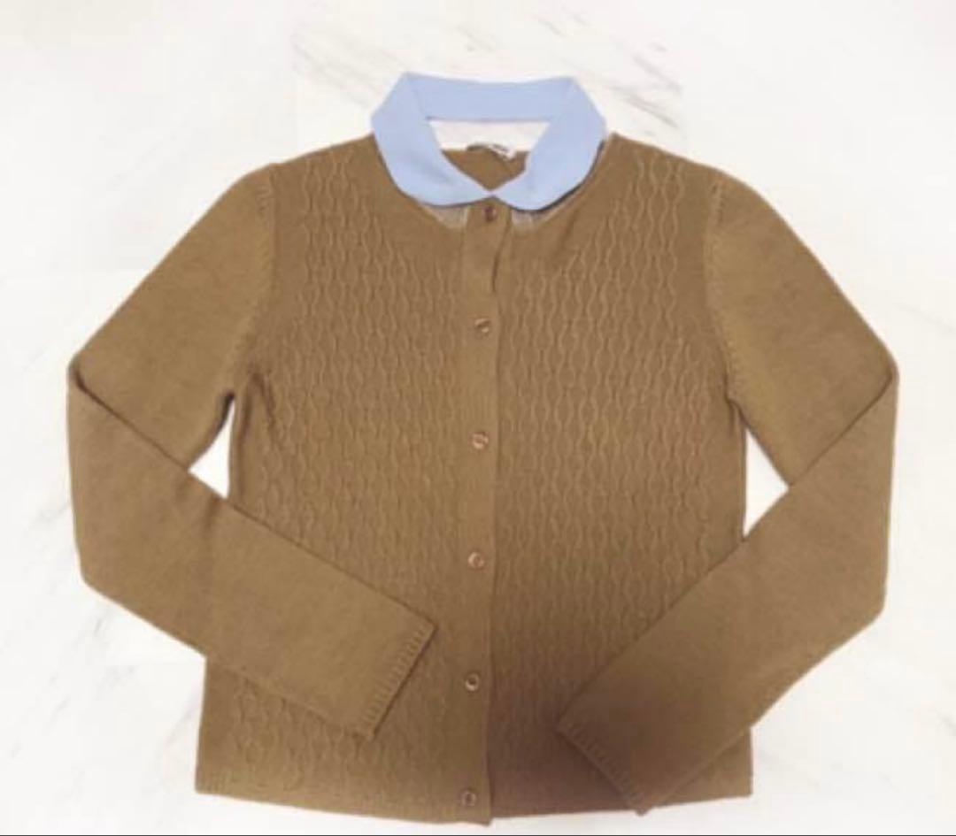 【正規品】ミュウミュウ　カーディガン ニット miumiu サイズIT40