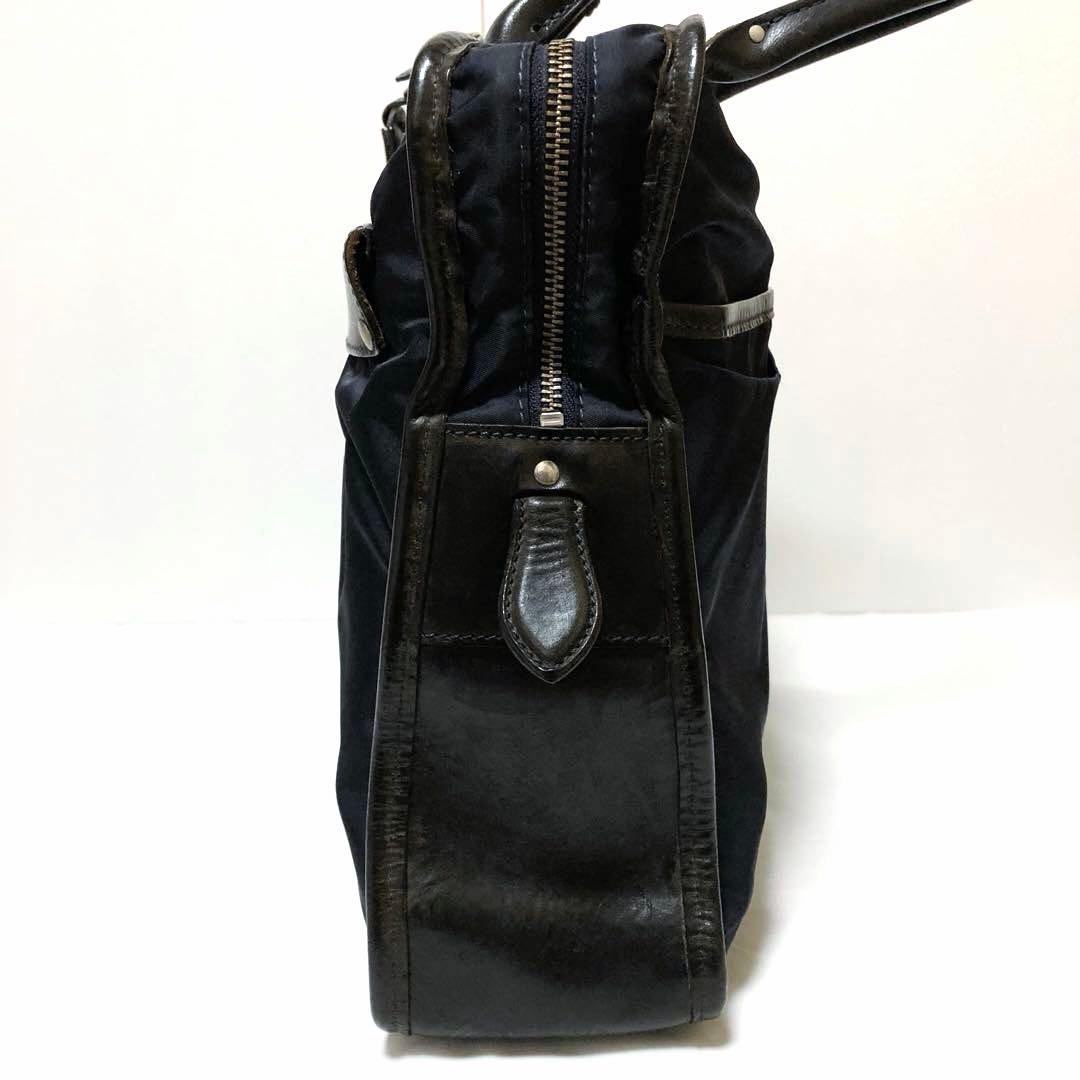 美品✨人気 フェリージ ビジネスバッグ 8637/2 A4可 大容量 ネイビー