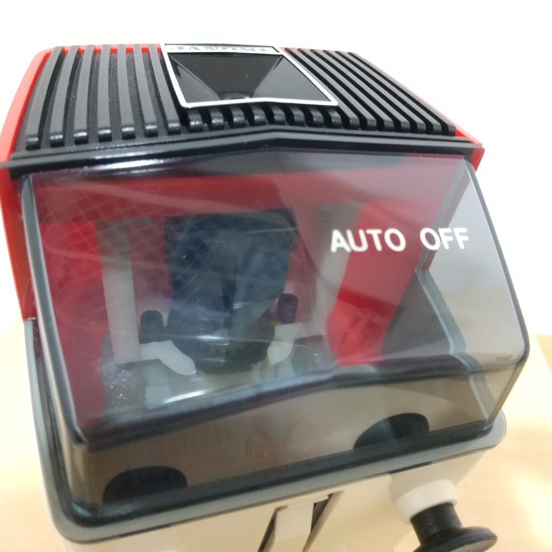 ジャノメ 蛇の目 電動シャープナー 赤 レトロ 鉛筆削り 未使用