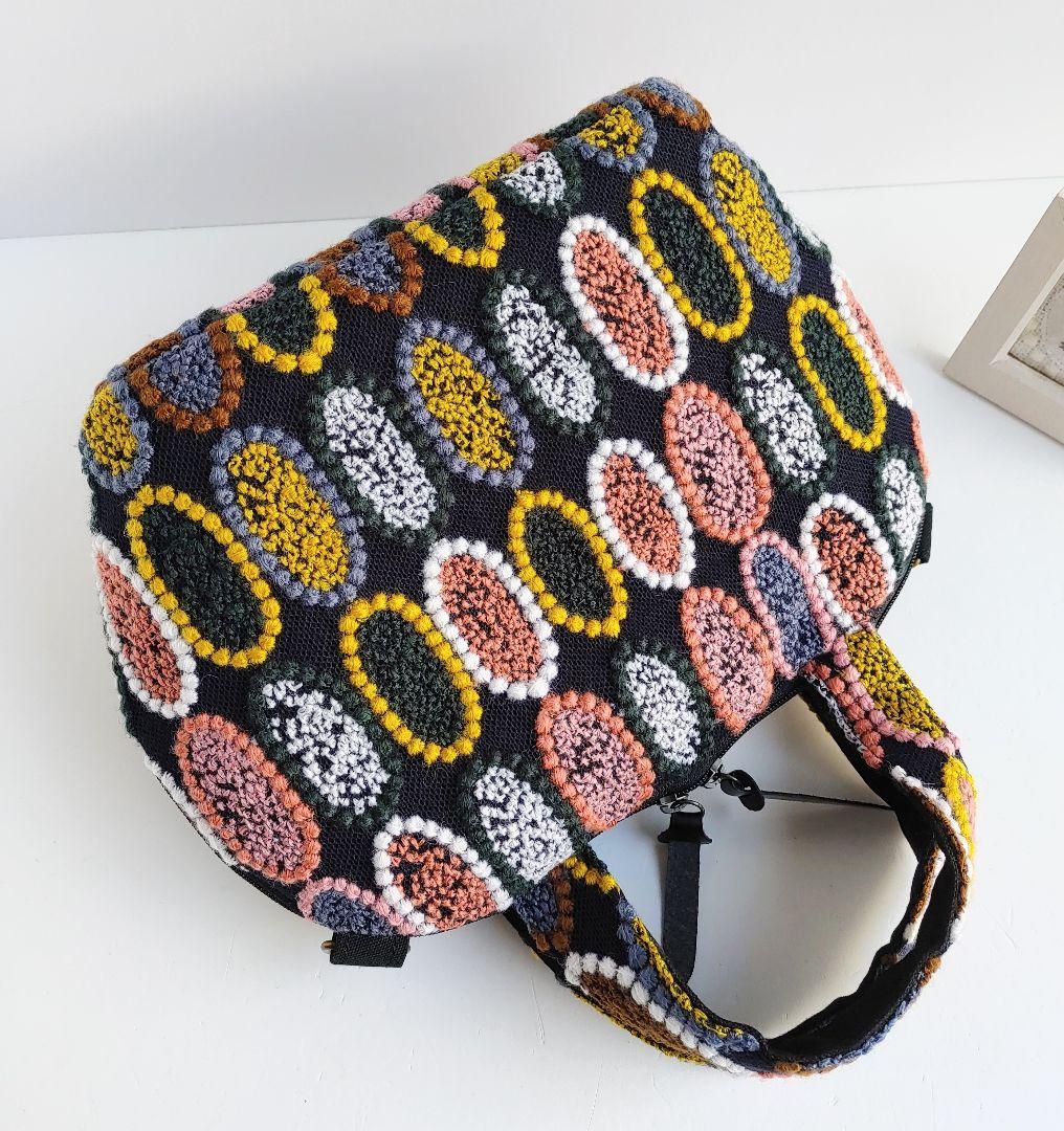 ラスト1点 ミナペルホネン 超レア ピンクミッスク ミニサイズファスナーバッグ①