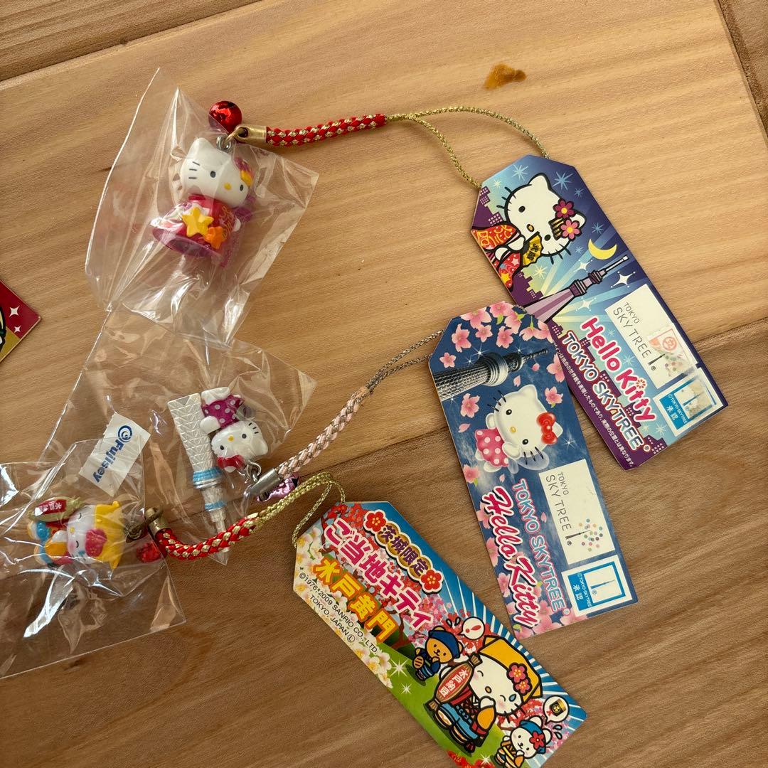 ご当地キティ ストラップ 7個セット　関東