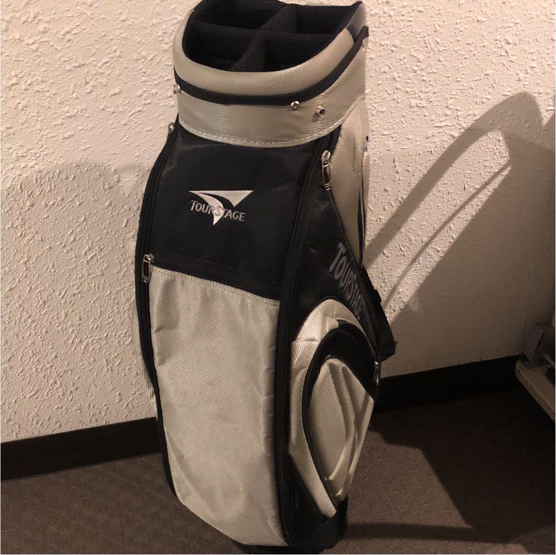 キャディバッグ ツアーステージ シルバー ブリジストン