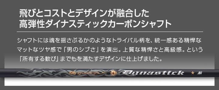 他にない! ドクロが輝くワル専用! 実質高反発の激飛び適合! ダイナゴルフ 悪童