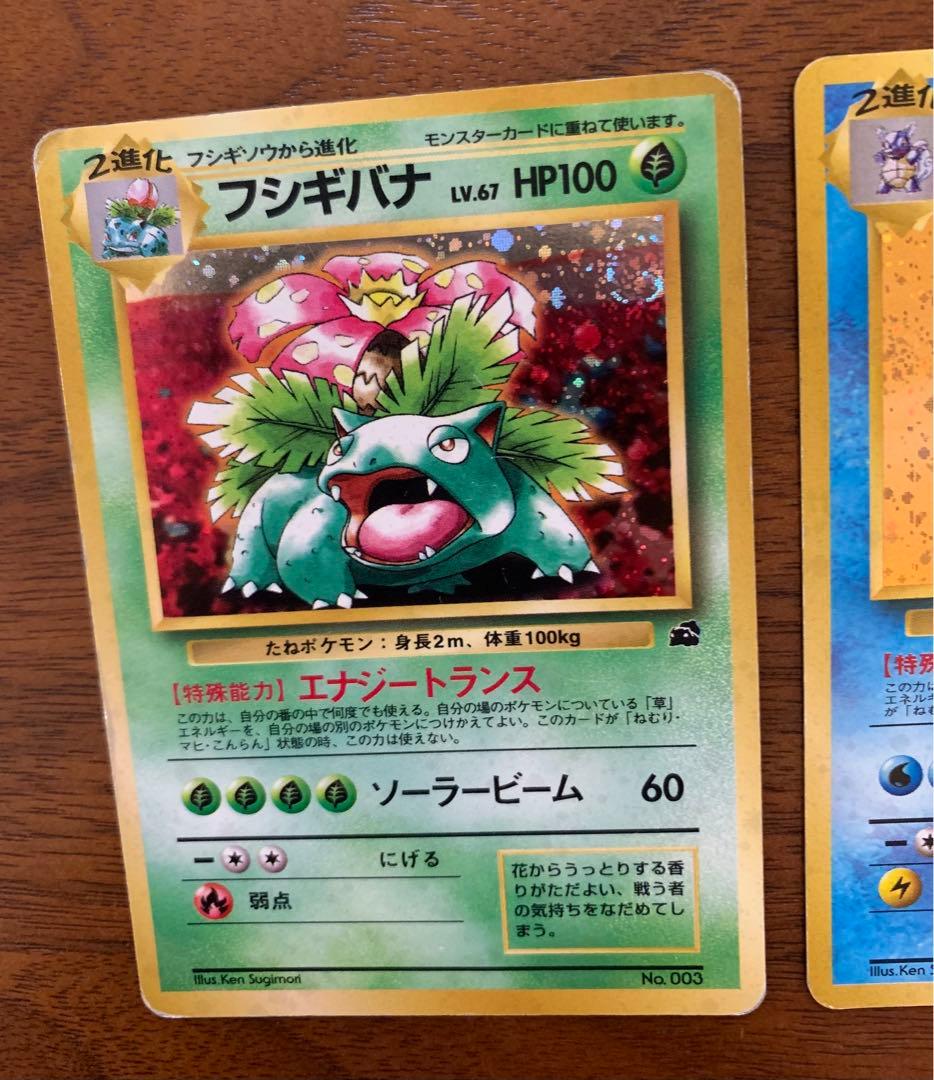 イントロパックセット(うずまきホロのフシギバナ&カメックス) ポケモンカード旧裏