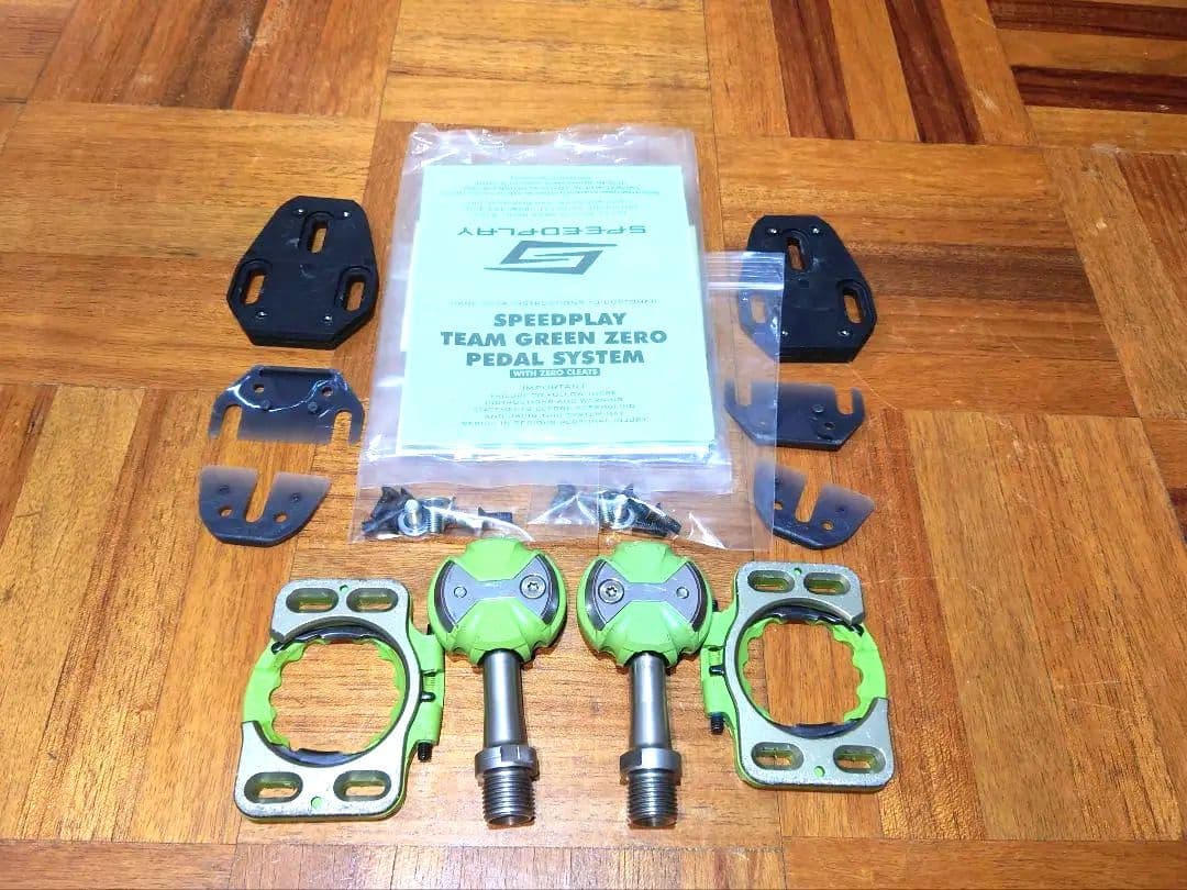 SPEEDPLAY　ZEROチームグリーン　リクイガスカラー　ステンレスモデル