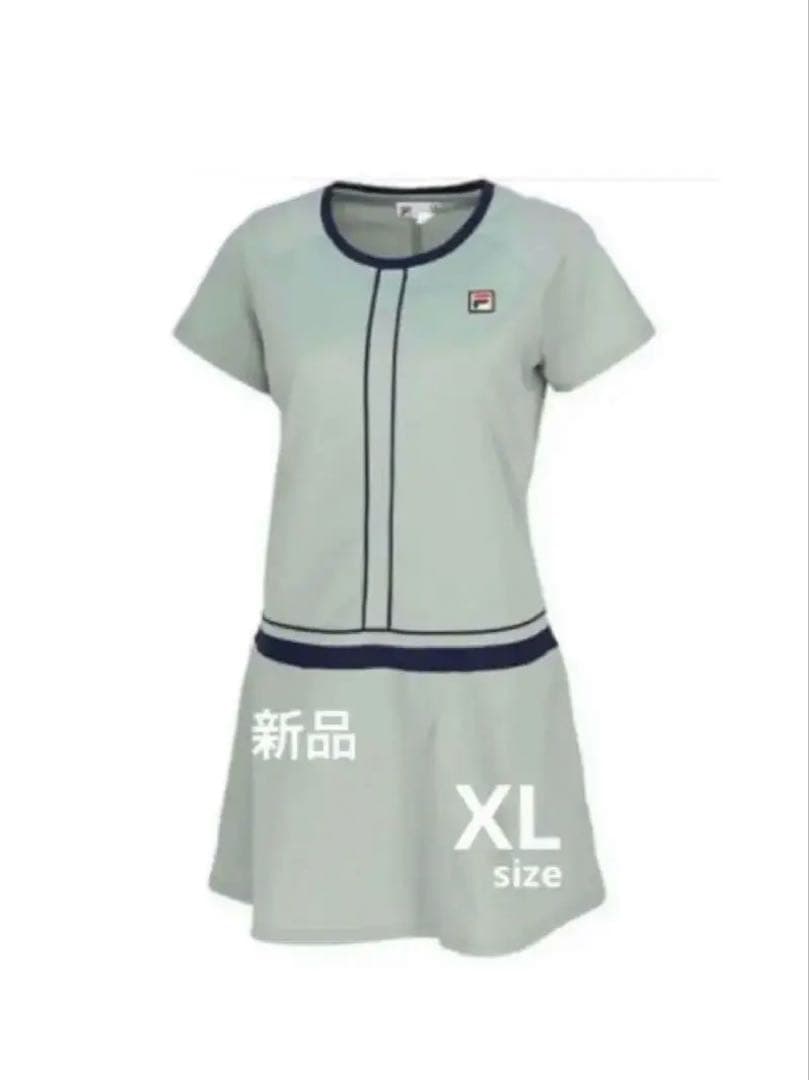 No.184 FILA 新色☆モスグリーン☆の機能派ワンピース