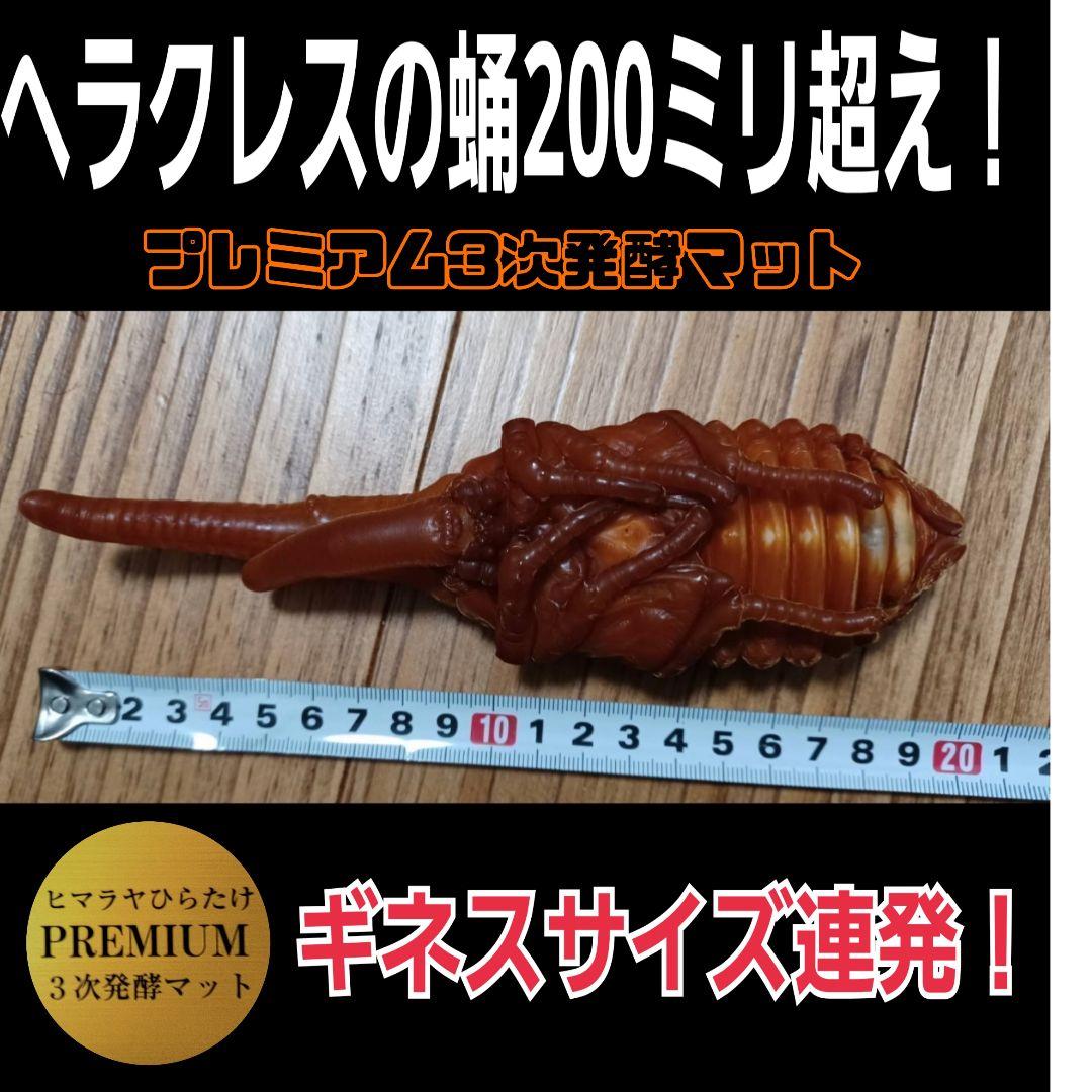 極上！プレミアム3次発酵カブトムシマット【40L】ヘラクレス181ミリ羽化実績！