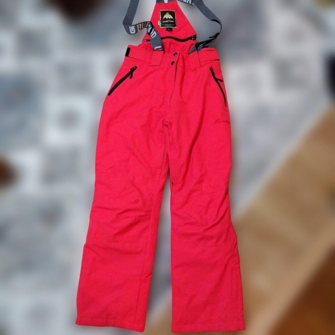 BURTON サスペンダー着脱可　スノーパンツ　日M-L相当　雪かき　女性