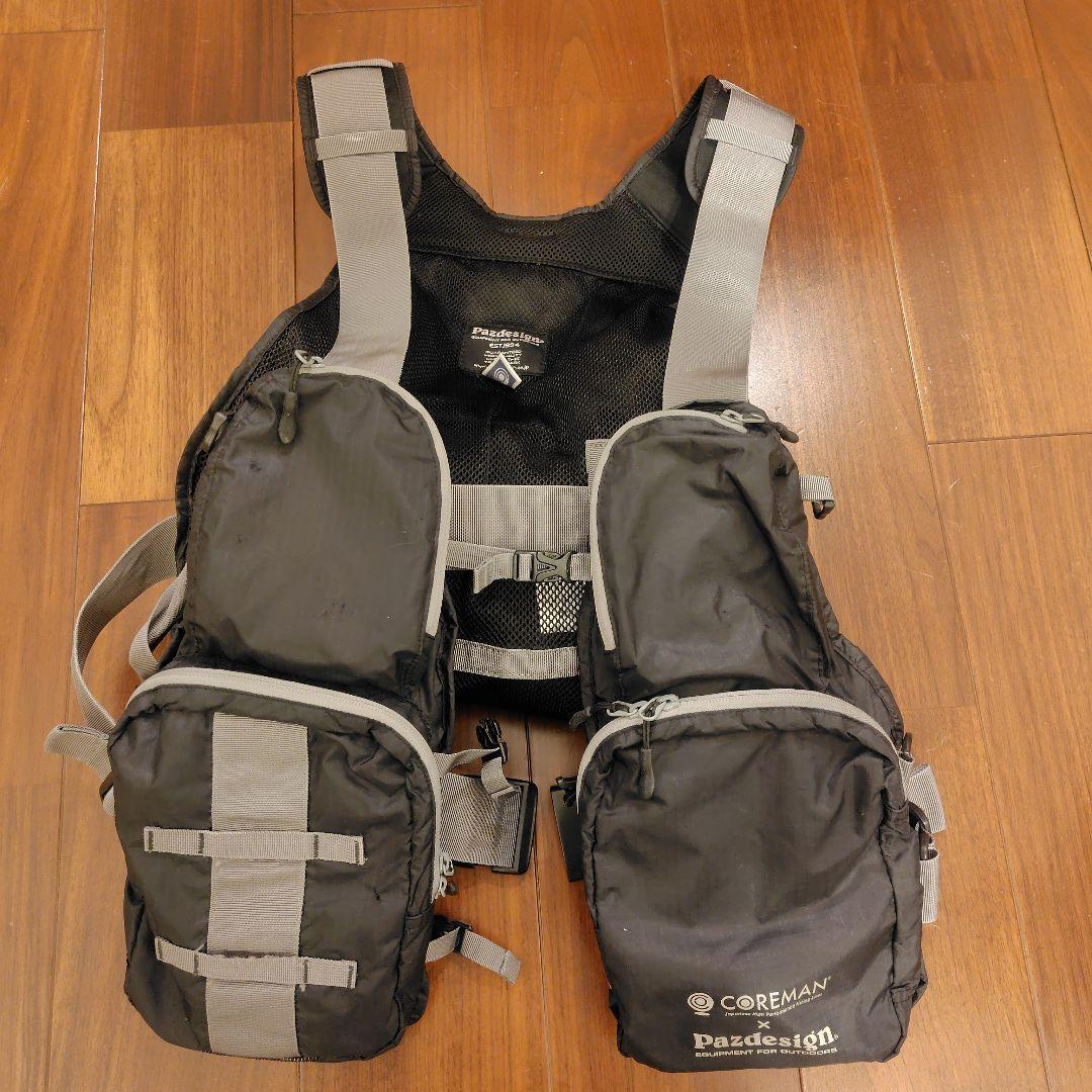 Coreman x Pazdesign スーパーライトベスト ブラック