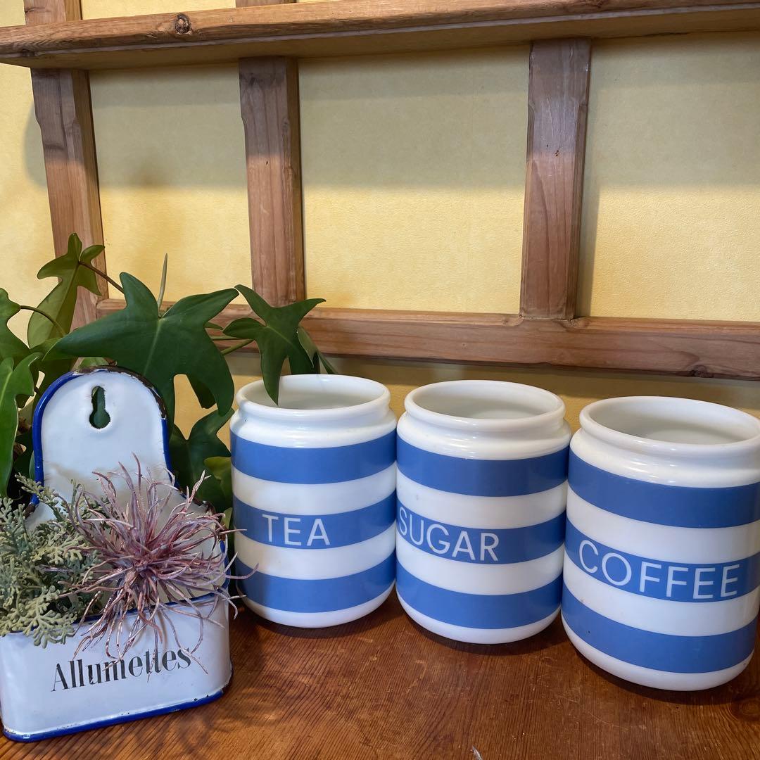 アンティーク　Allumettesとキャニスター3点