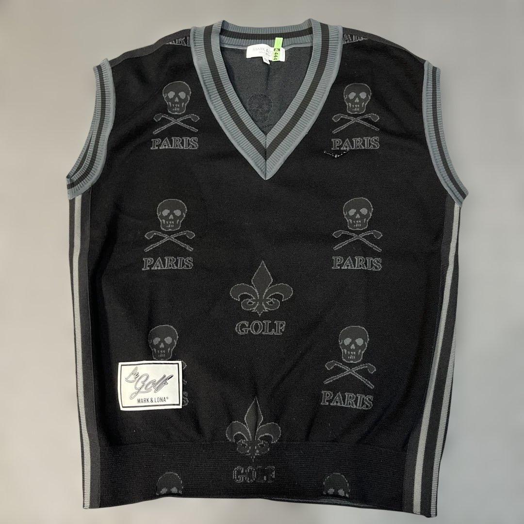 極美品　マークアンドロナ　ニットベスト　50