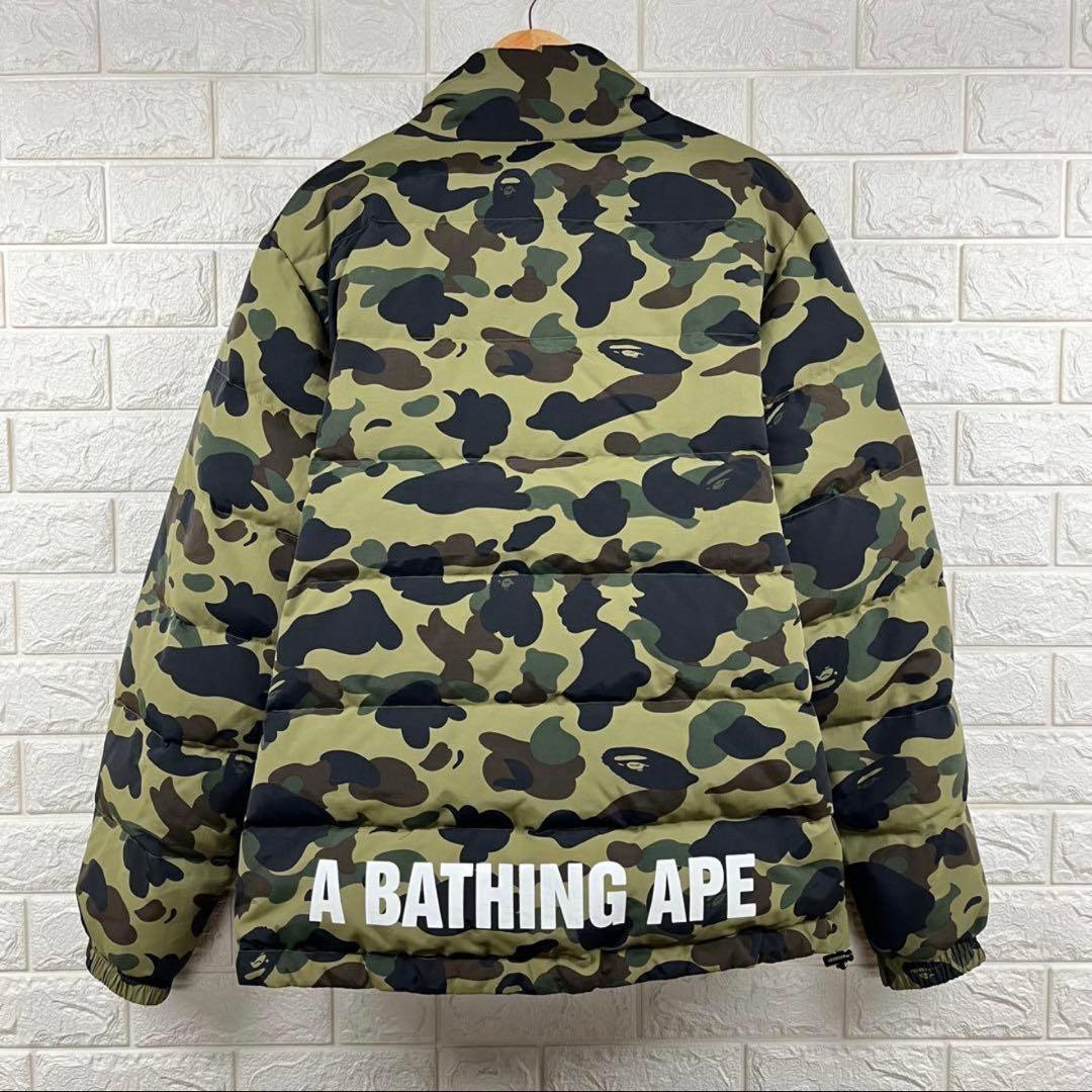 【A BATHING APE】1st BAPE camo ダウンジャケット XL
