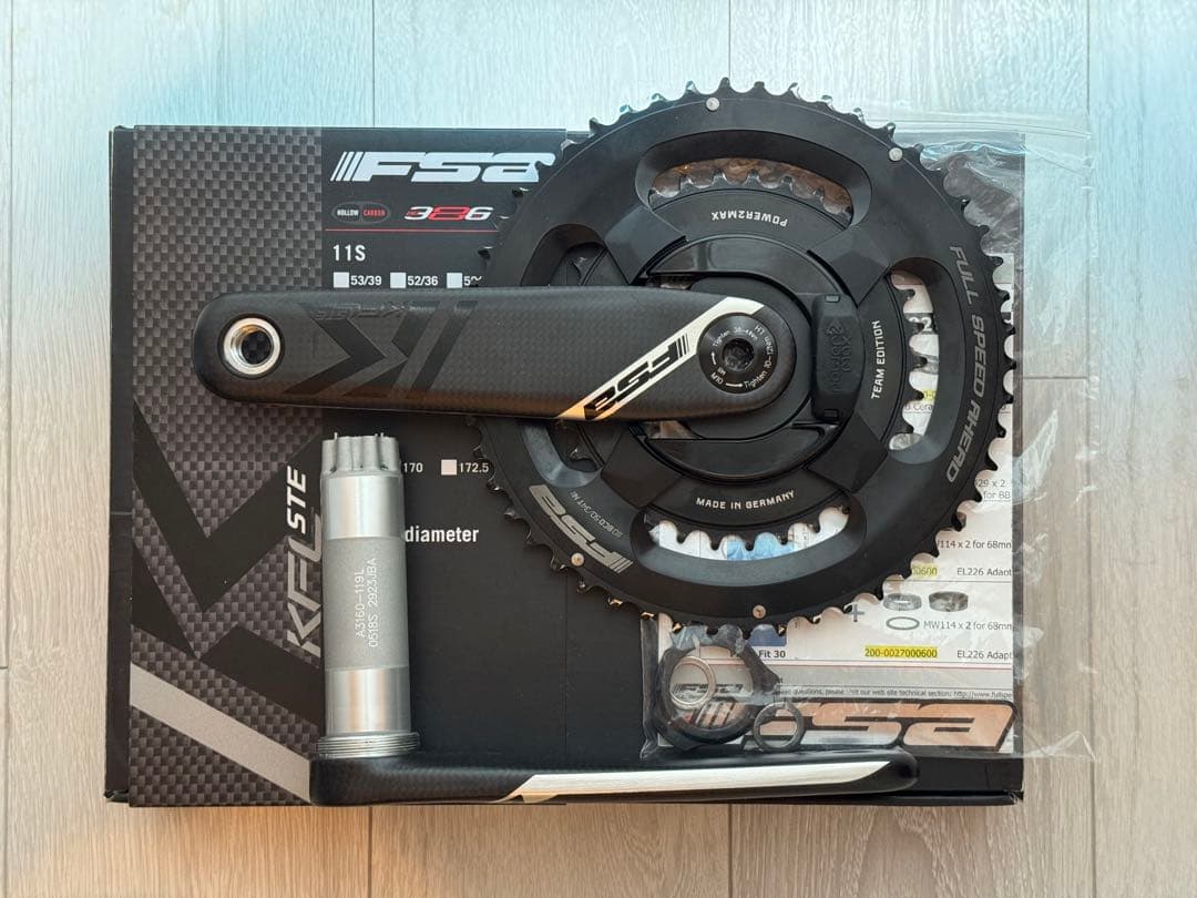 FSA Powerbox K-Forceカーボンクランク 172.5 50/34