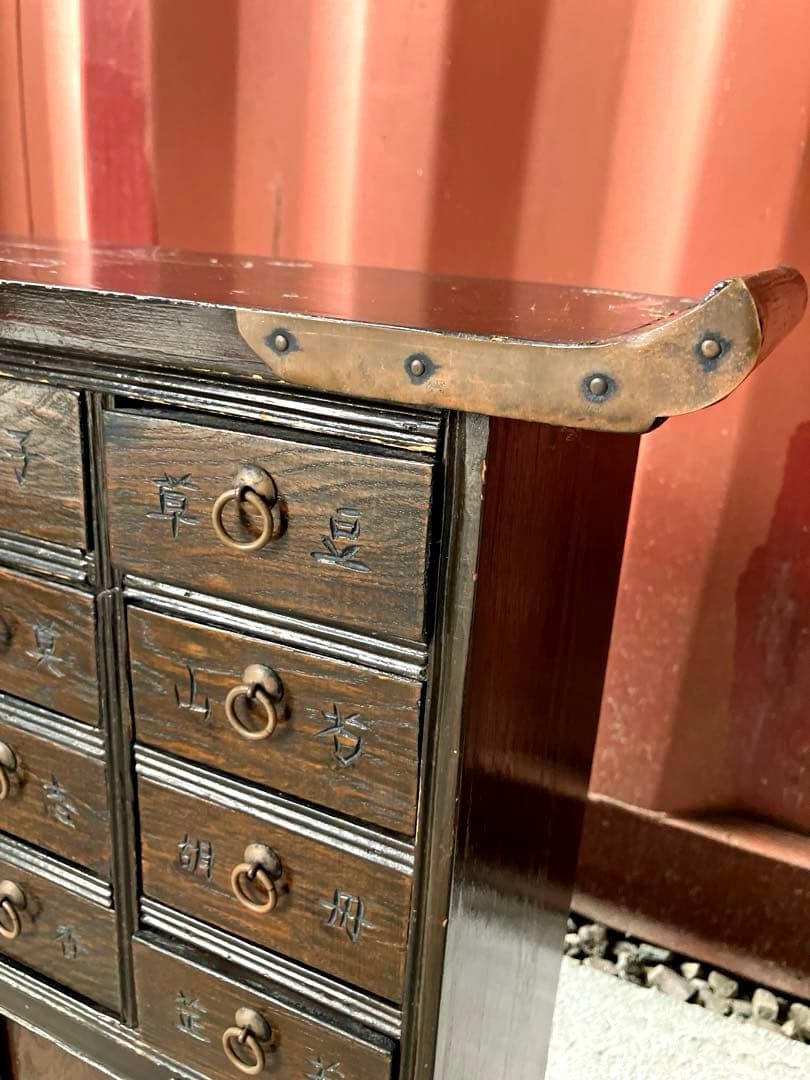 アンティーク　李朝　薬箪笥　訳あり