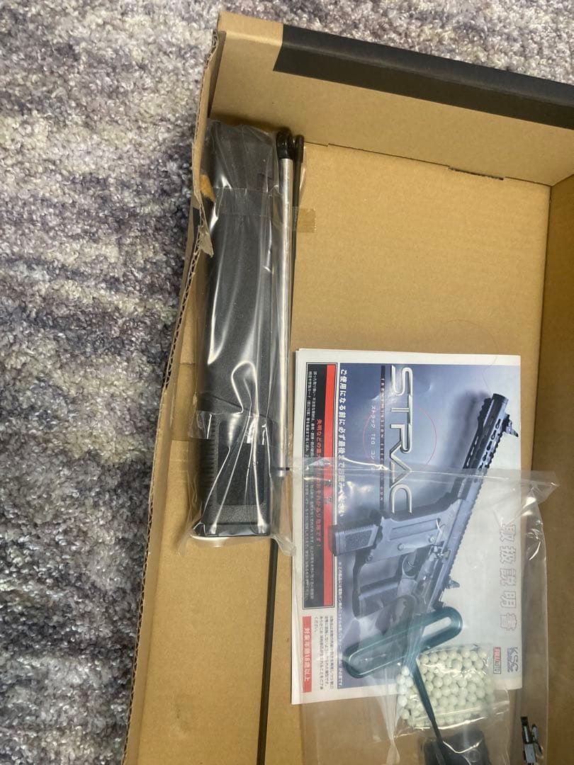 ピーナッツ　KSC STRAC エアガン ブラック 光学サイト付き