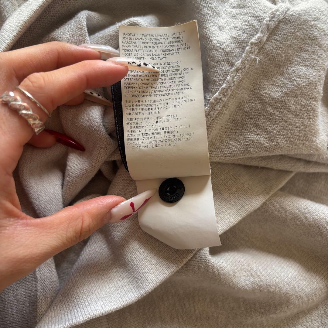 トップス STONE  CREWNECK L/S Tee Beige