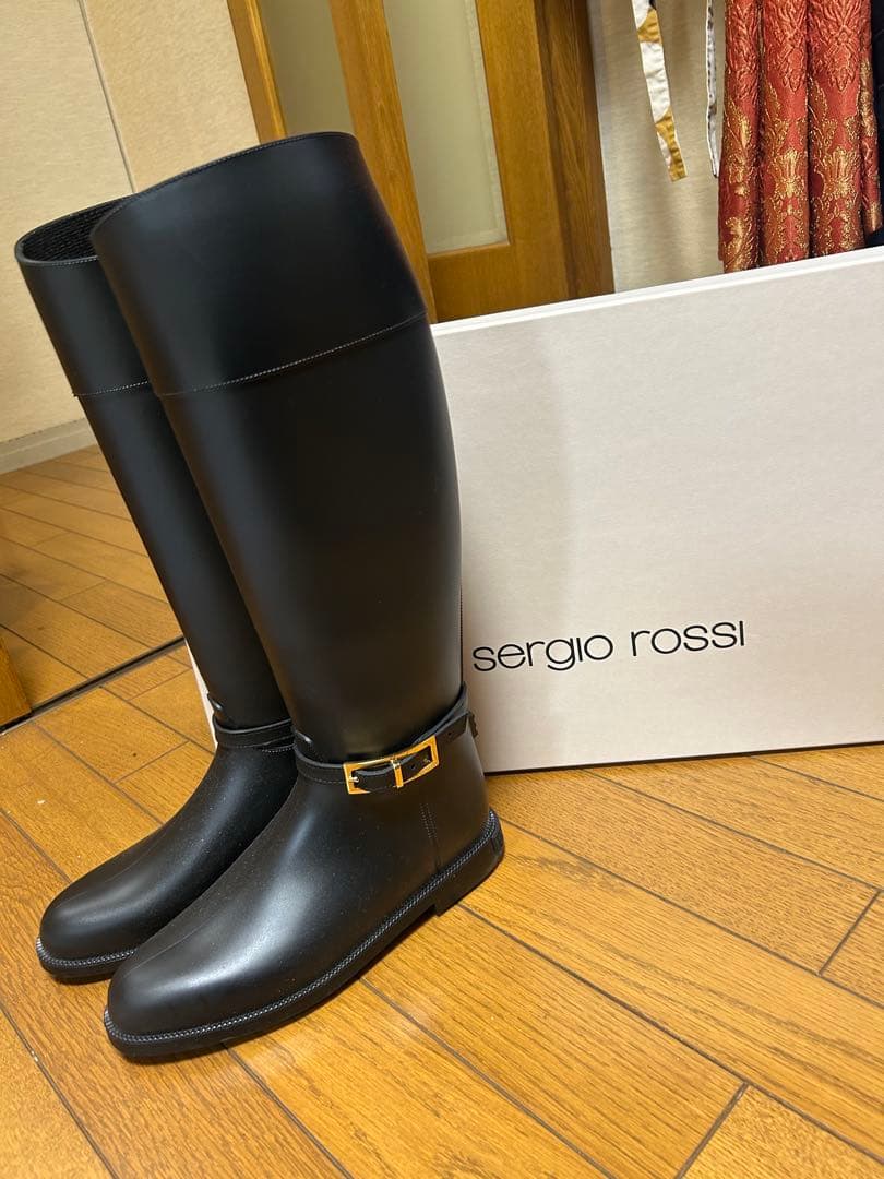 専用Sergio Rossi セルジオロッシ レインブーツ 38
