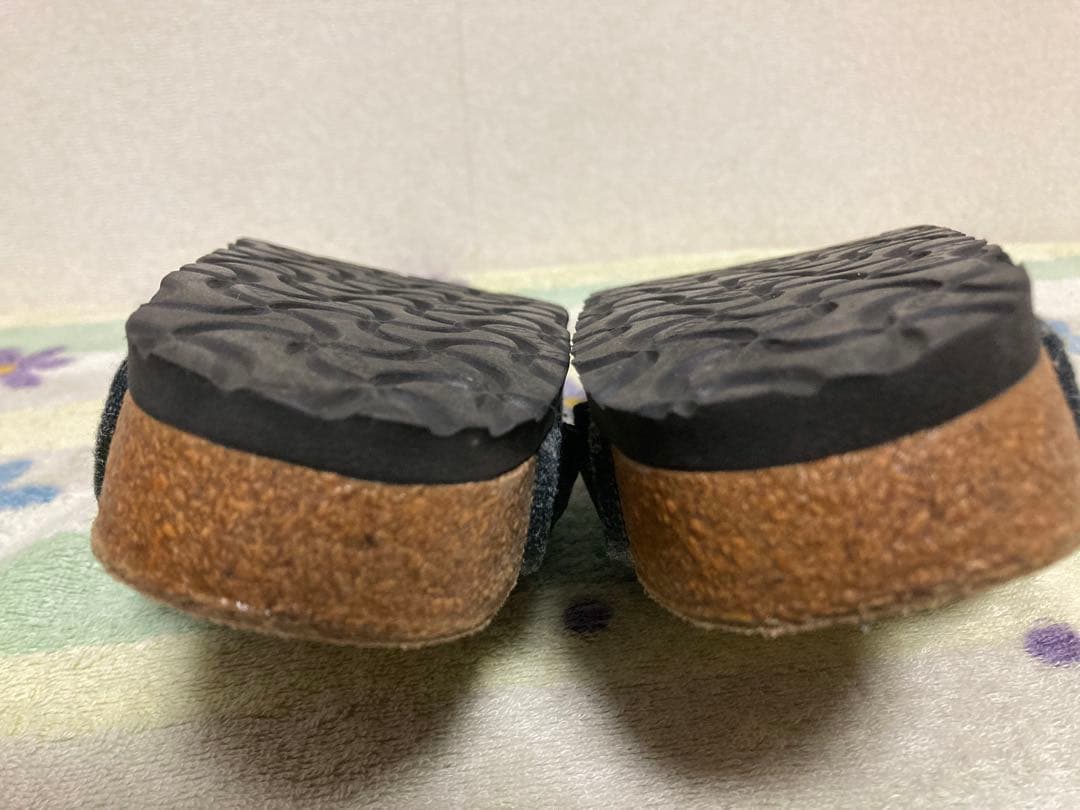 【極美品】ビルケンシュトック　ボストン　ナロー　ウール　フェルト　23cm